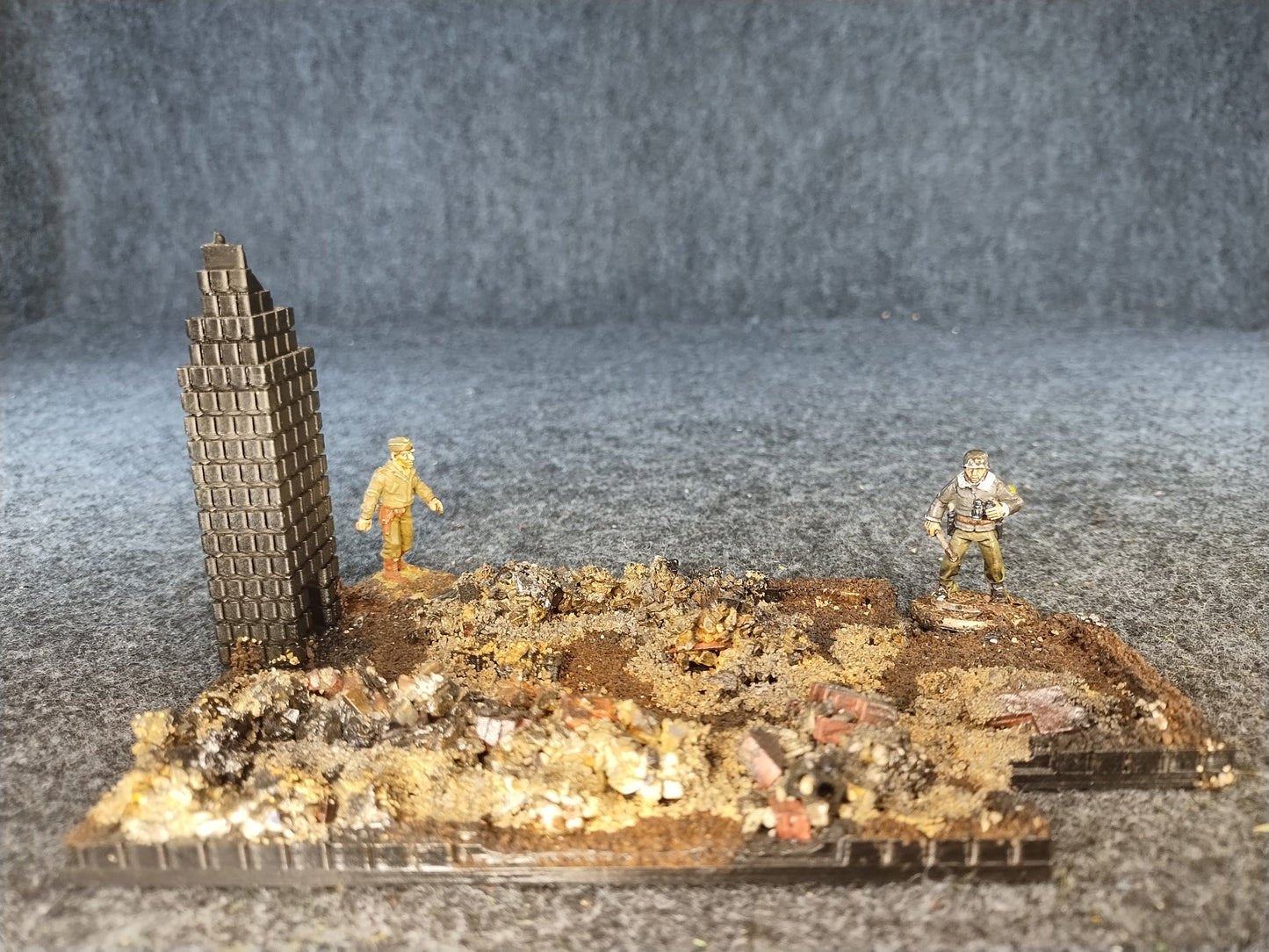 Stalingrad Chimney's Ruined x1 - 28mm/Painted