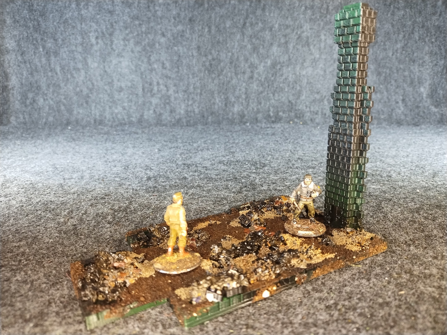 Stalingrad Chimney's Ruined x1 - 28mm/Painted