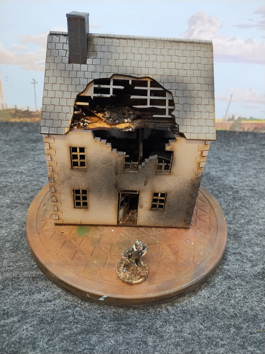 Normandy Sarissa House #3 - 28mm/Painted