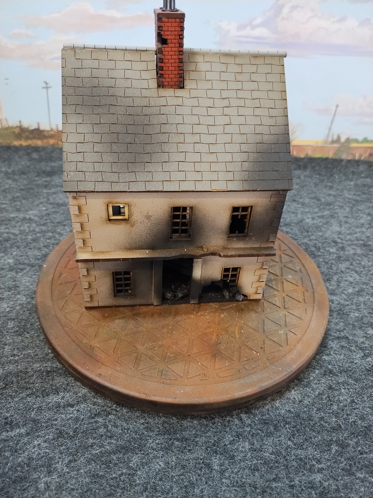 Normandy Sarissa House #4 - 28mm/Painted