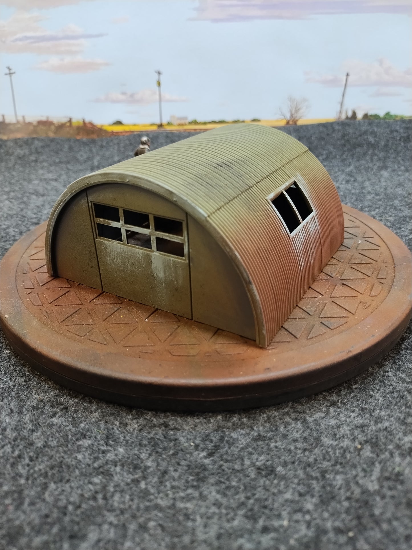 Quonset Huts/Barracks - 28mm/Painted