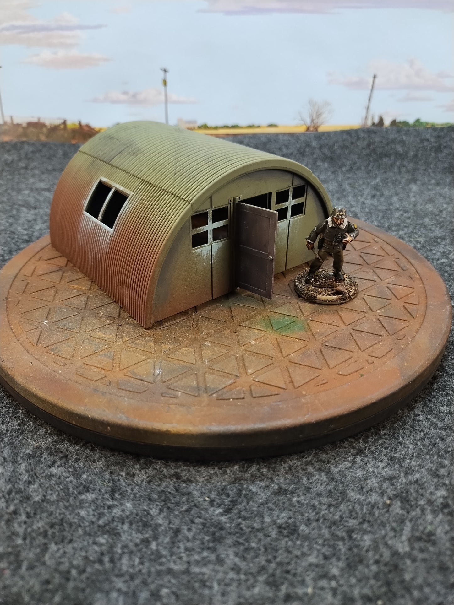 Quonset Huts/Barracks - 28mm/Painted