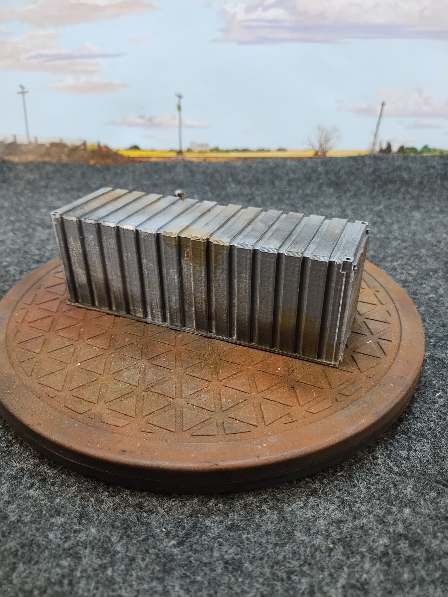 Shipping Containers x1 Grey - 28mm/Painted
