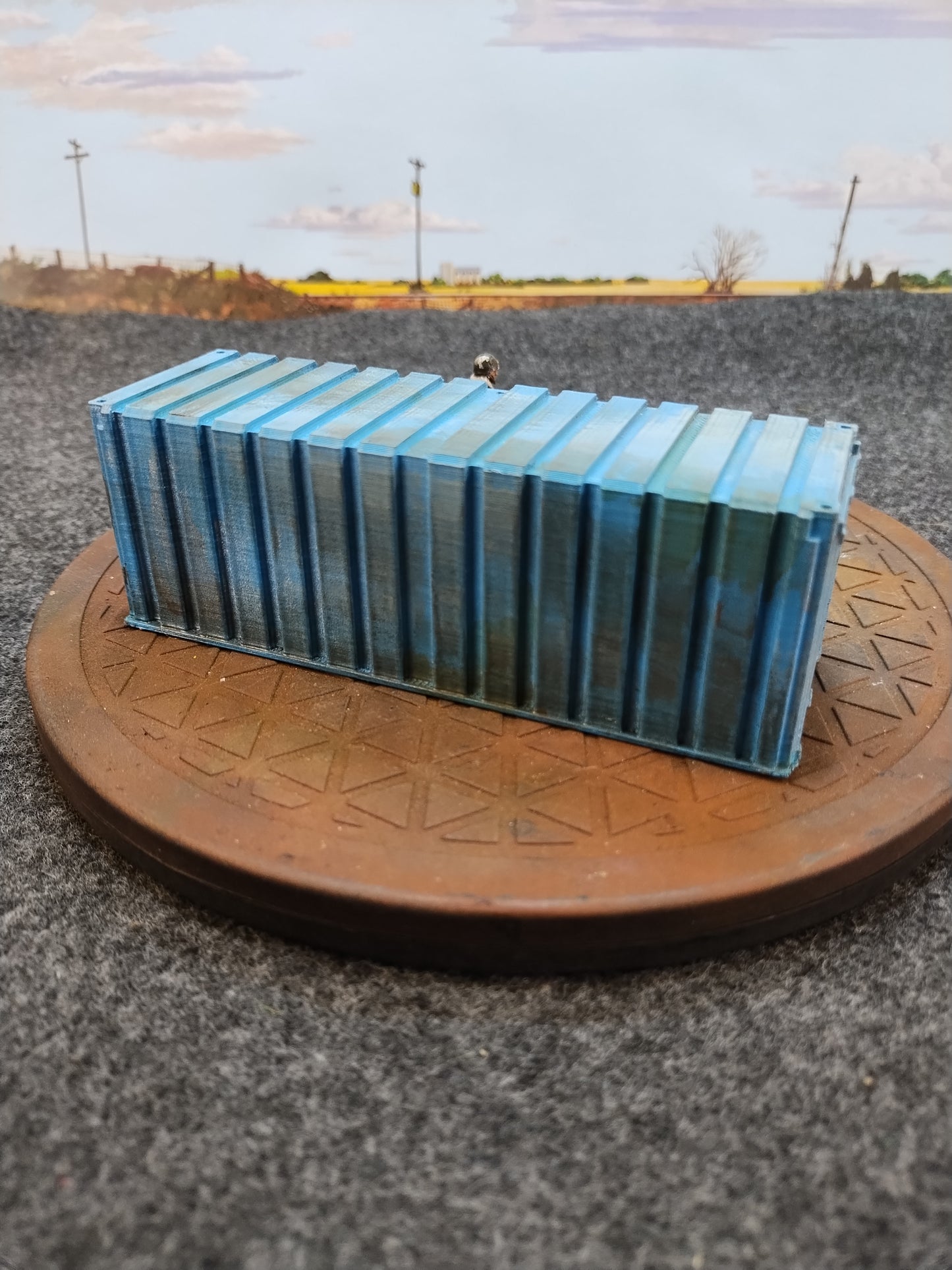 Shipping Containers x1 Blue - 28mm/Painted
