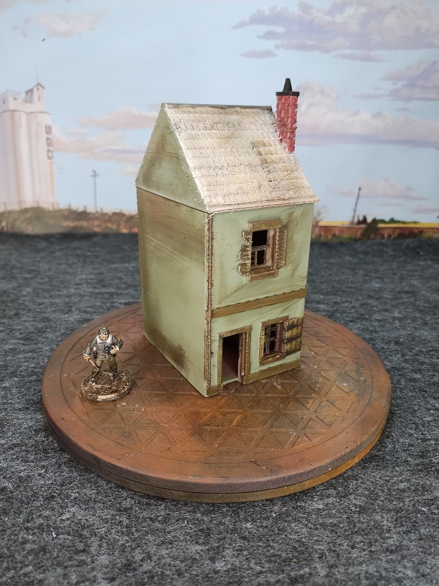 European House Green - 28mm/Painted