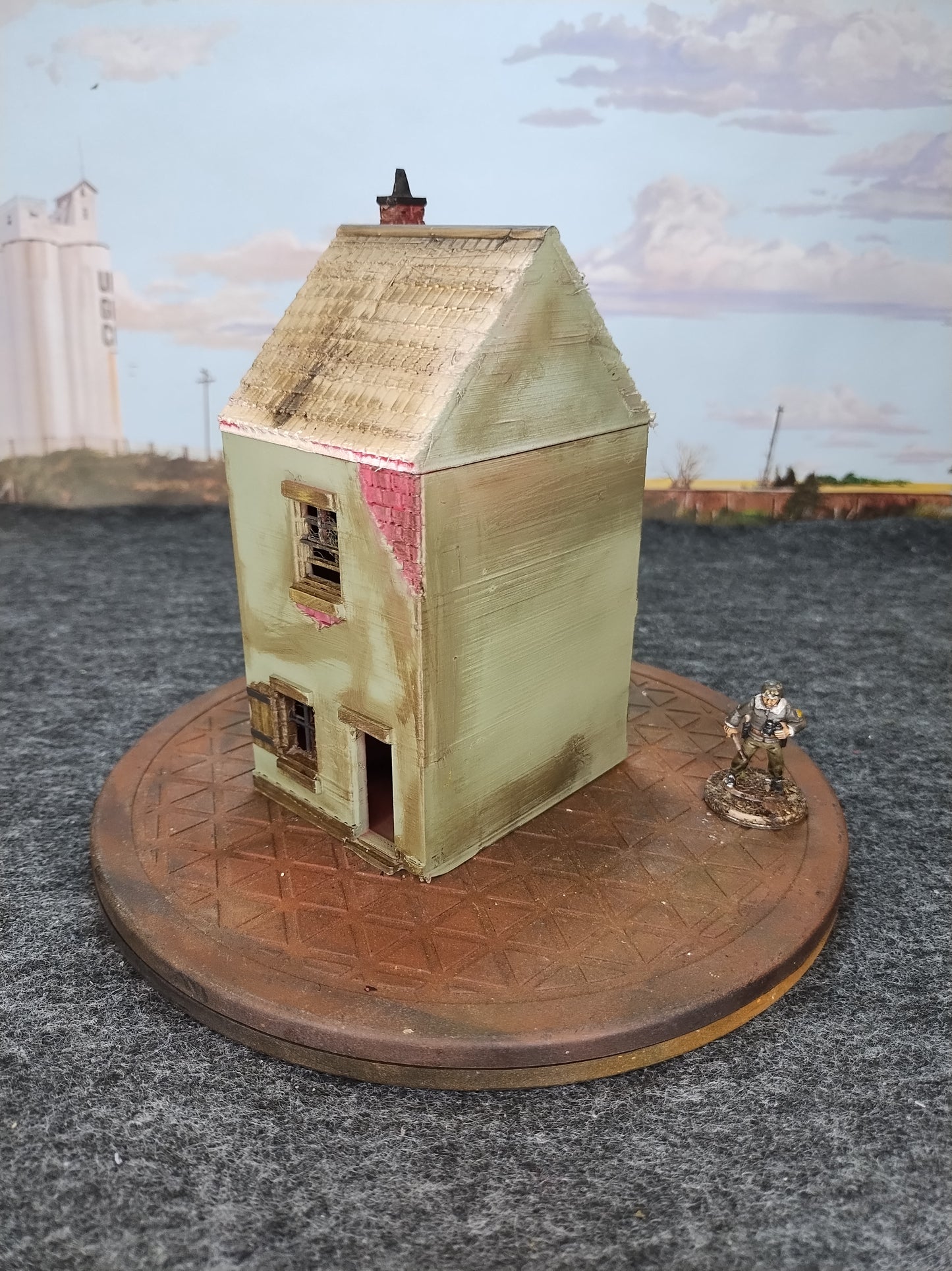 European House Green - 28mm/Painted