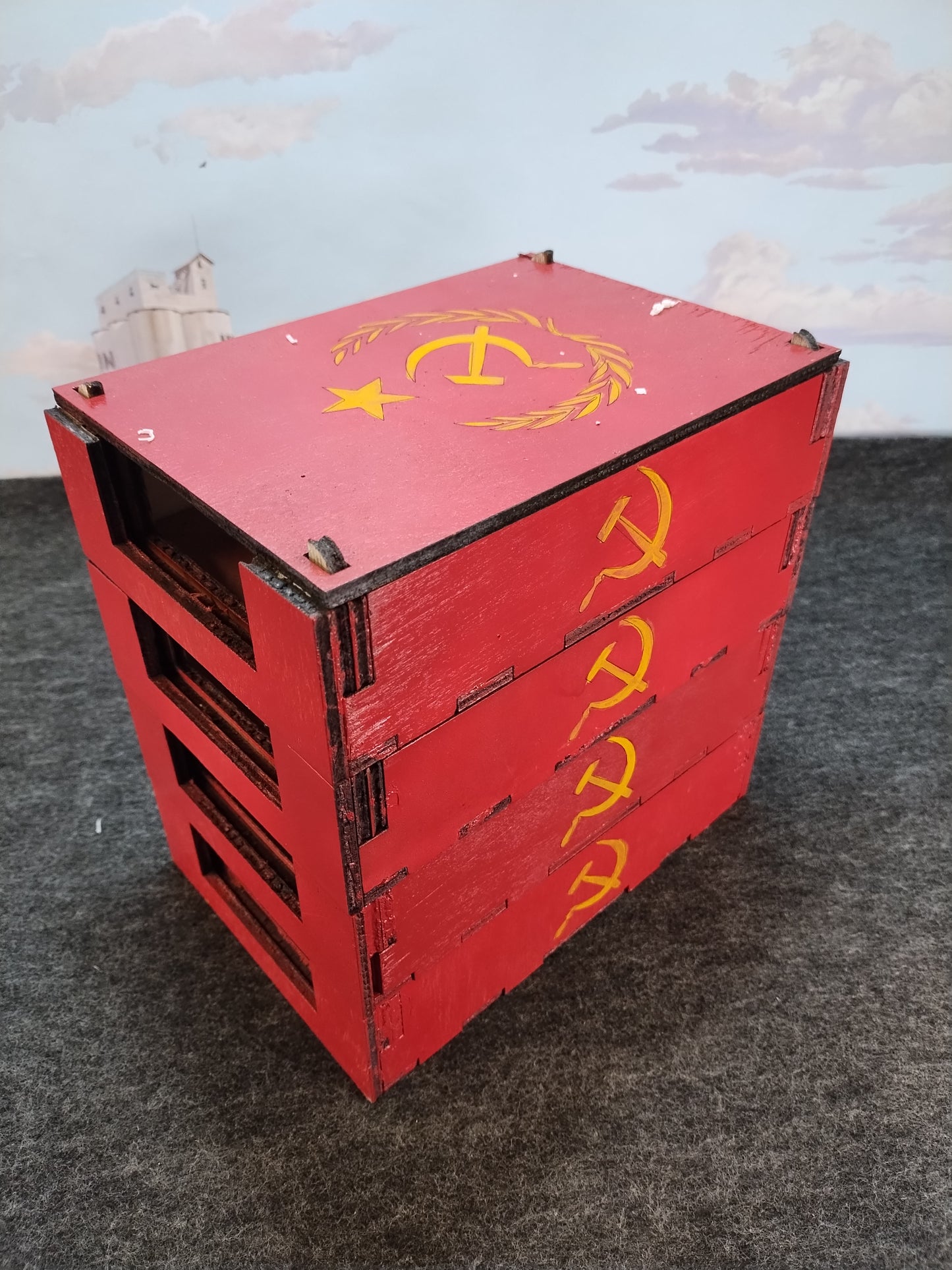 Soviet Carrying case for miniatures B