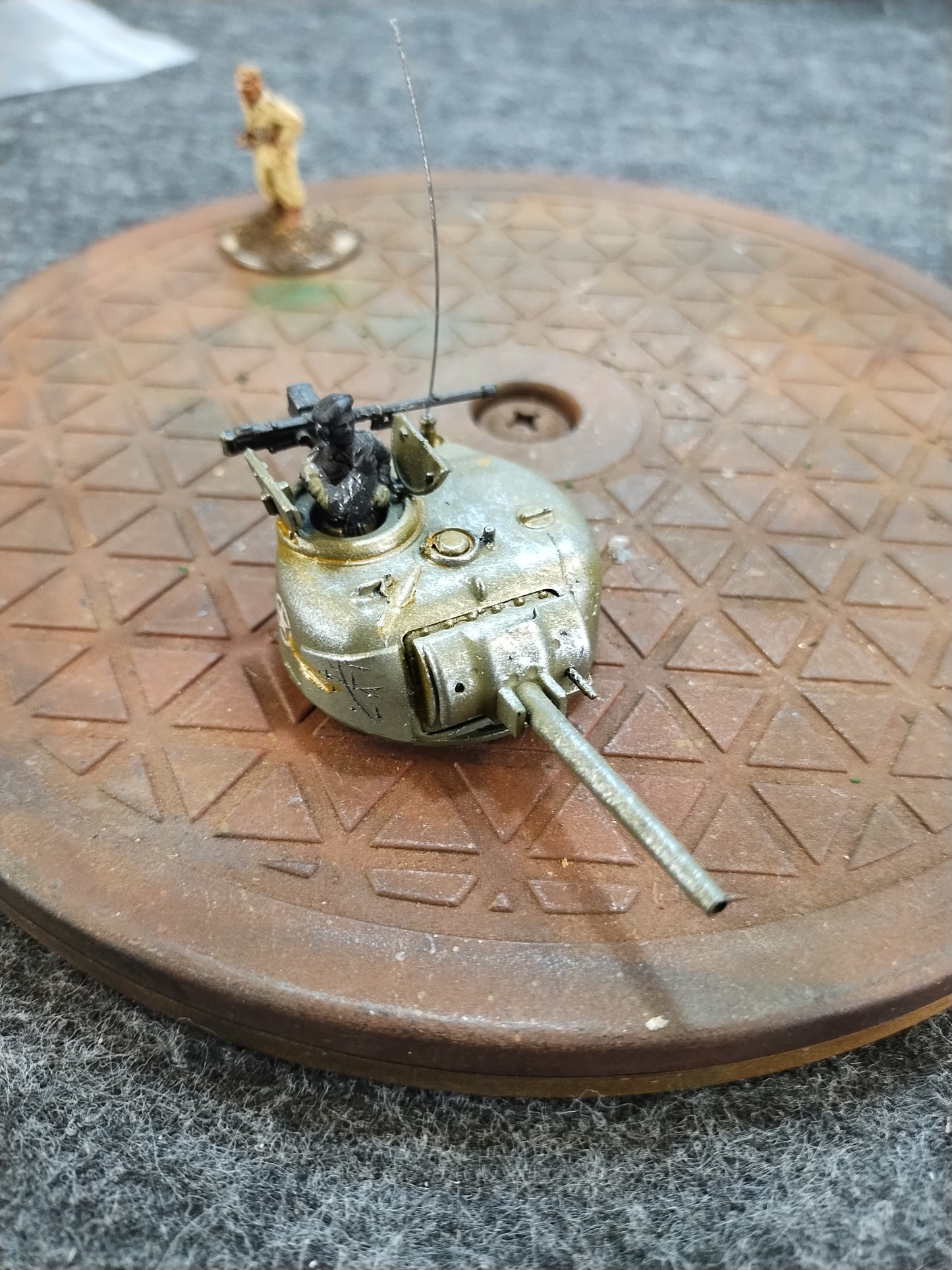 British Sherman Turret #D - 28mm