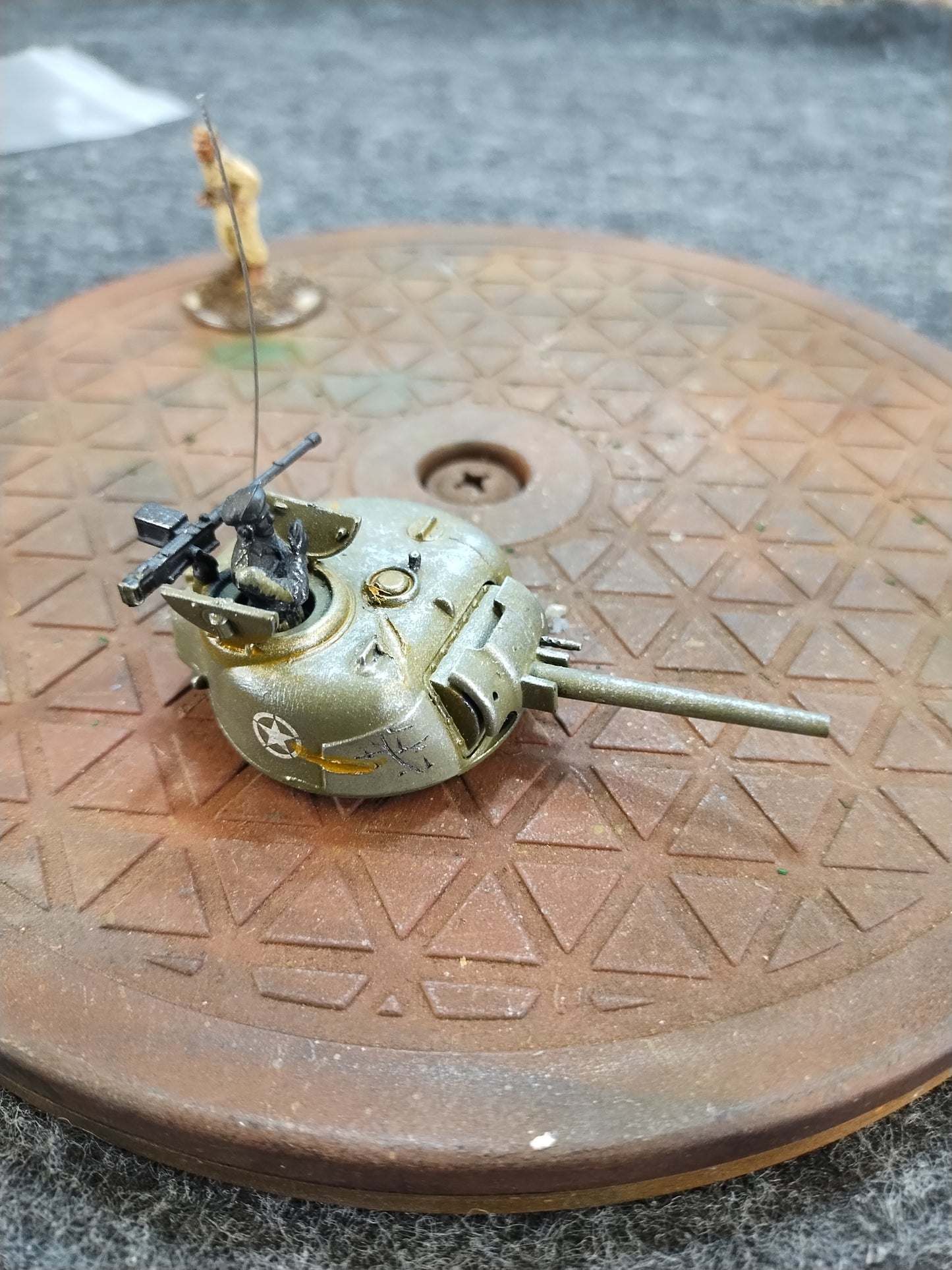 British Sherman Turret #D - 28mm