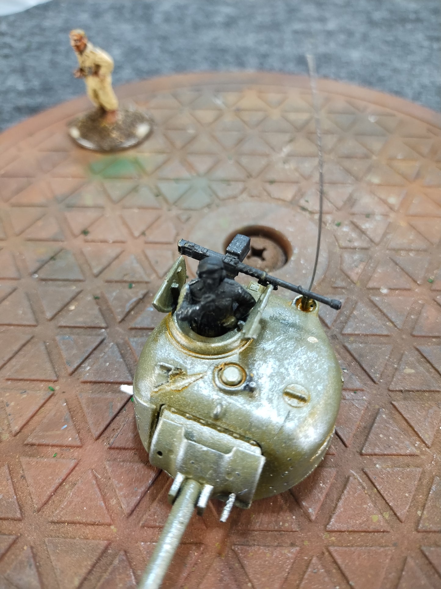 British Sherman Turret #D - 28mm