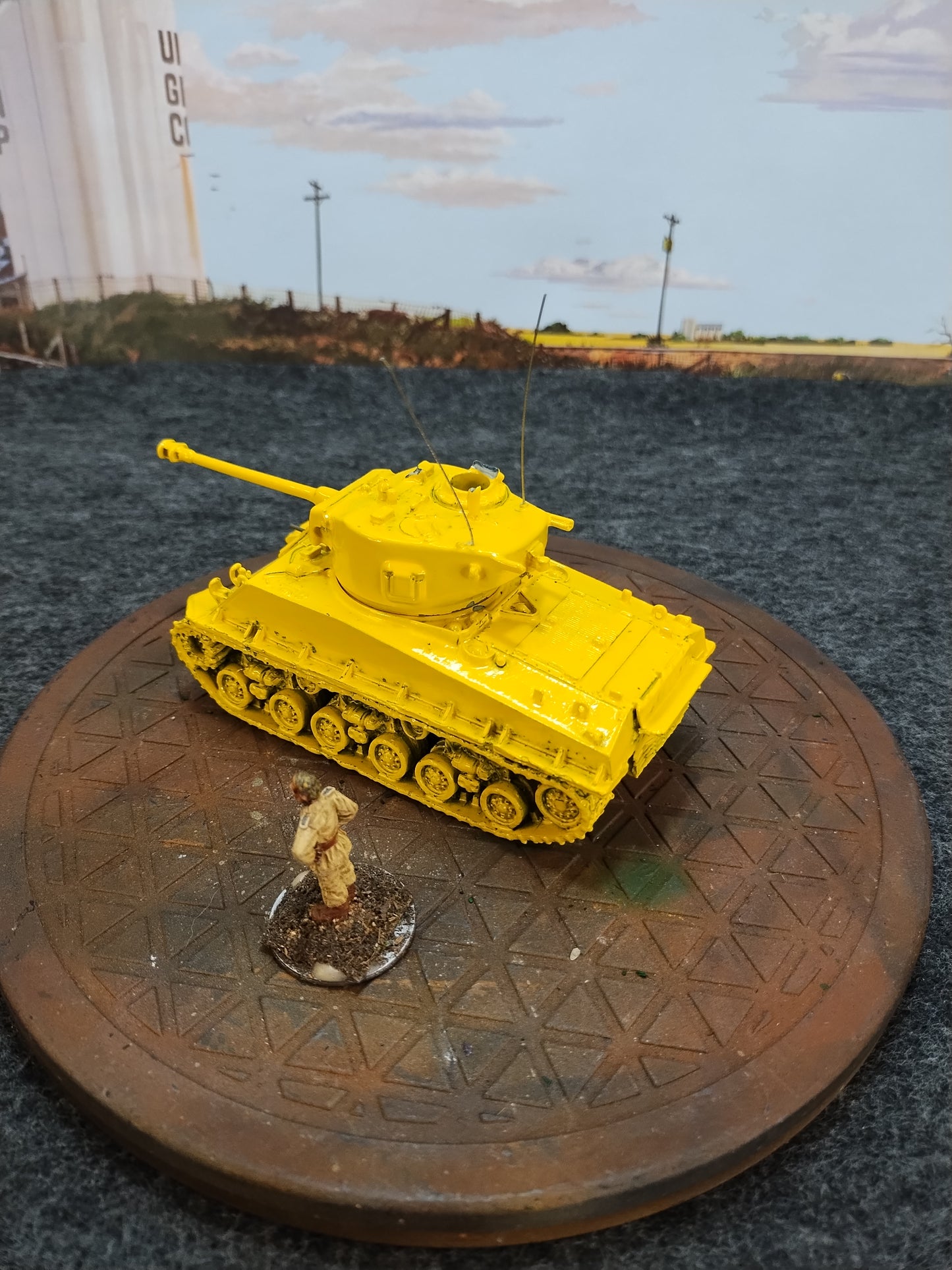 American Sherman Yellow - 28mm