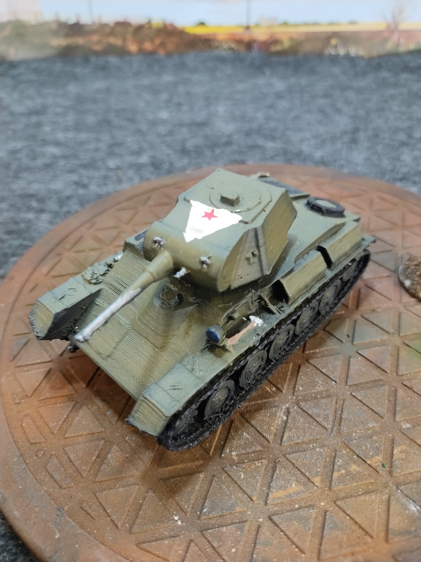 Soviet T-70 Tank #B - 28mm