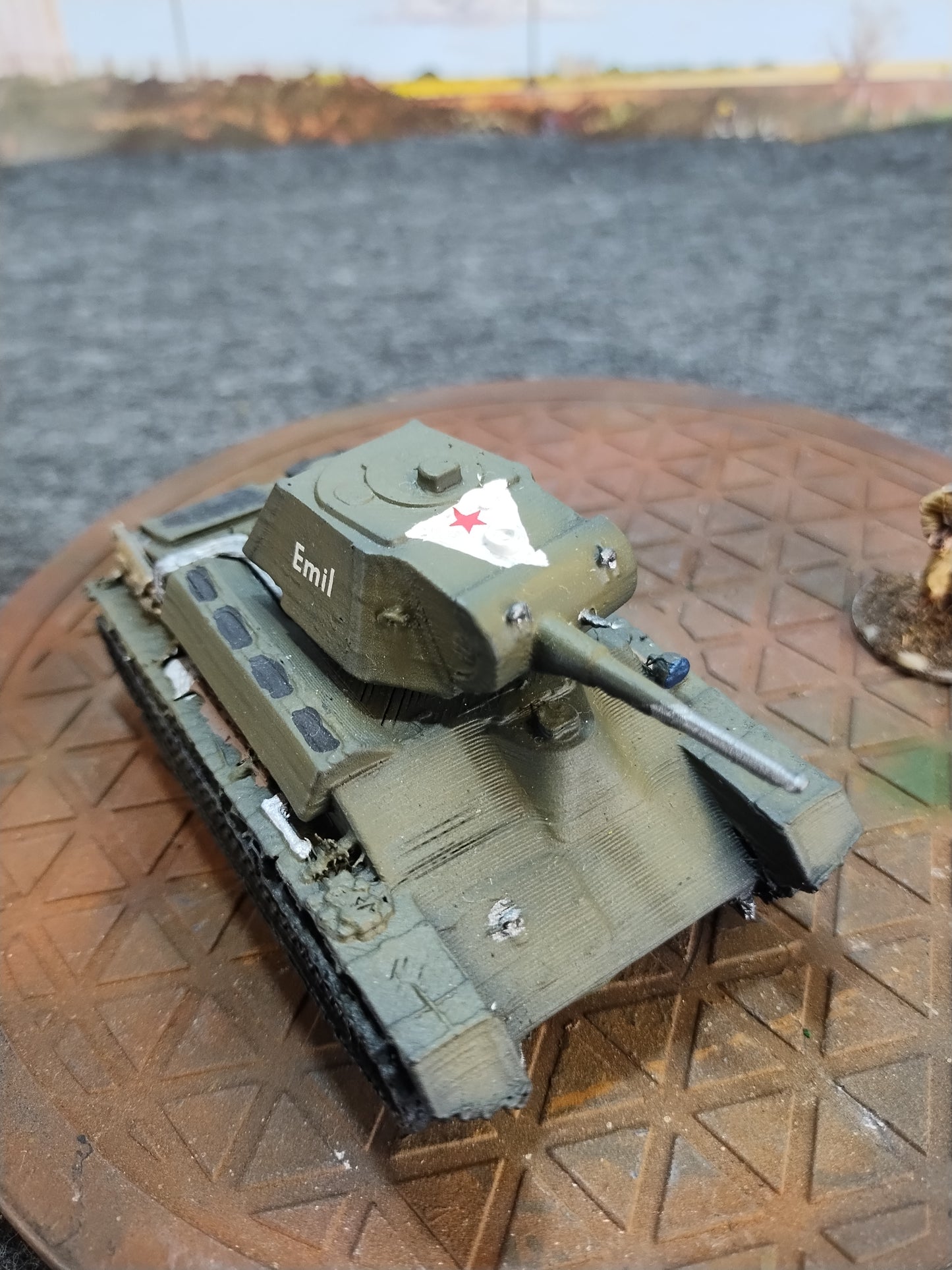 Soviet T-70 Tank #B - 28mm