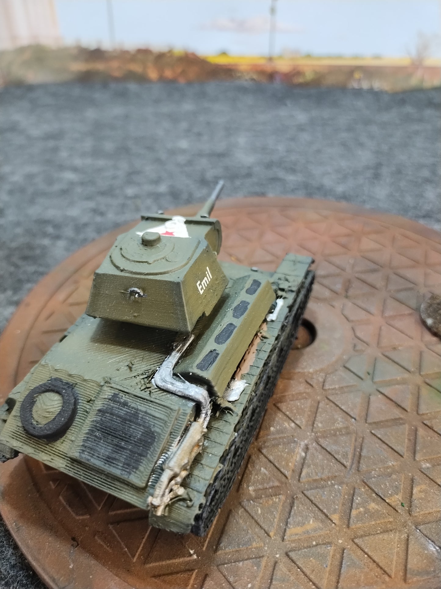 Soviet T-70 Tank #B - 28mm