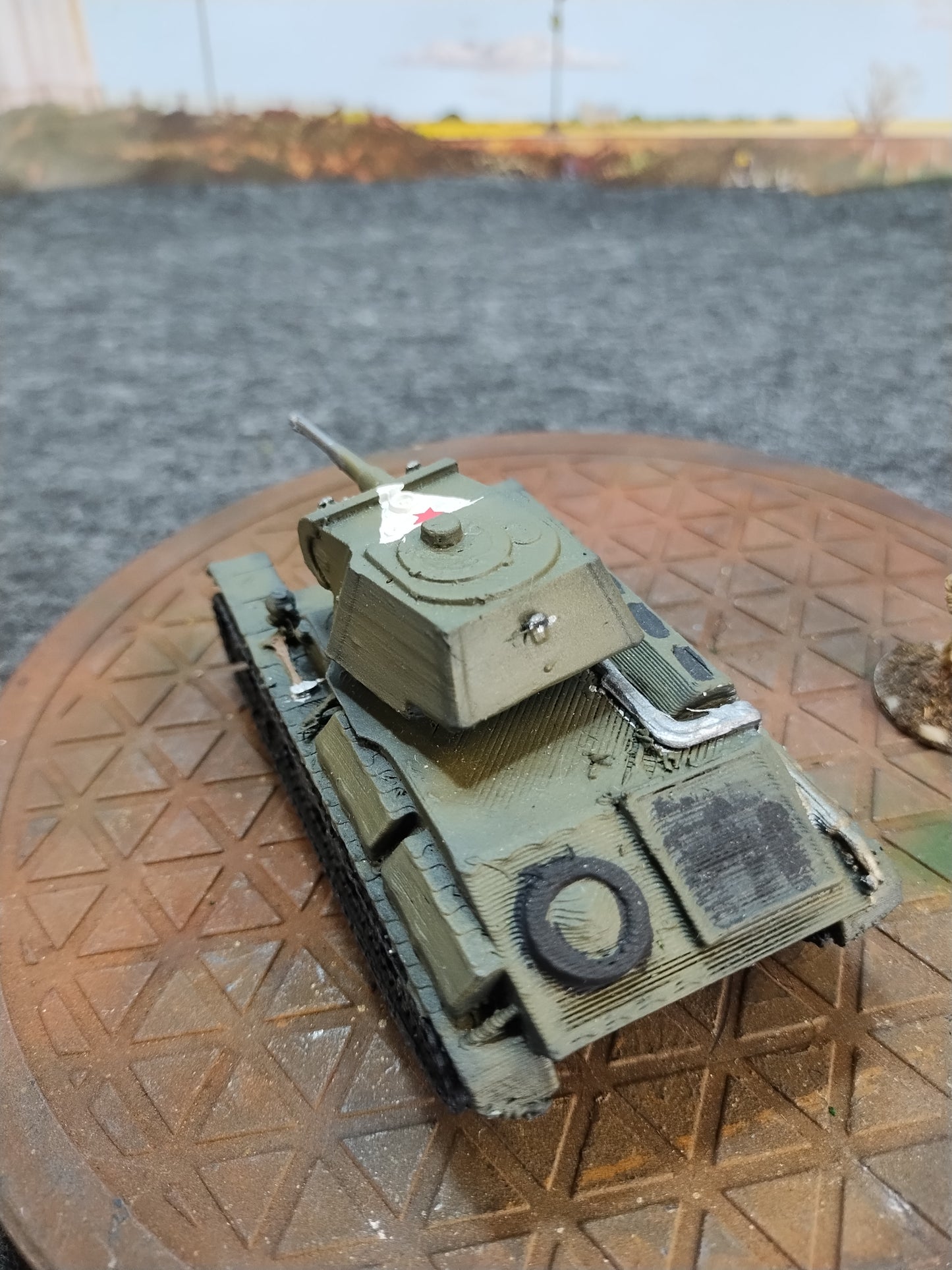 Soviet T-70 Tank #B - 28mm