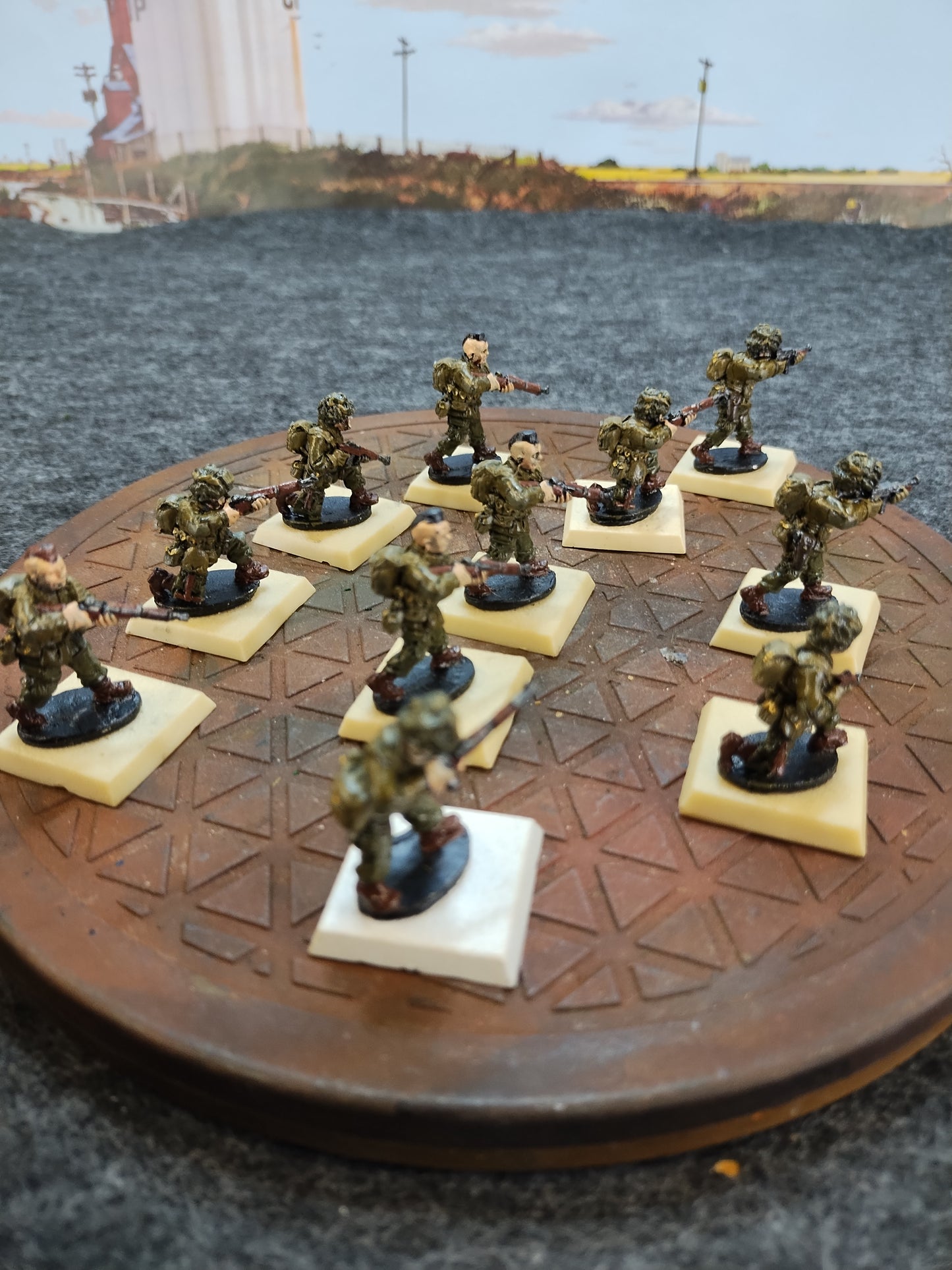 American Airborne Rifles & Subs x11 - 28mm