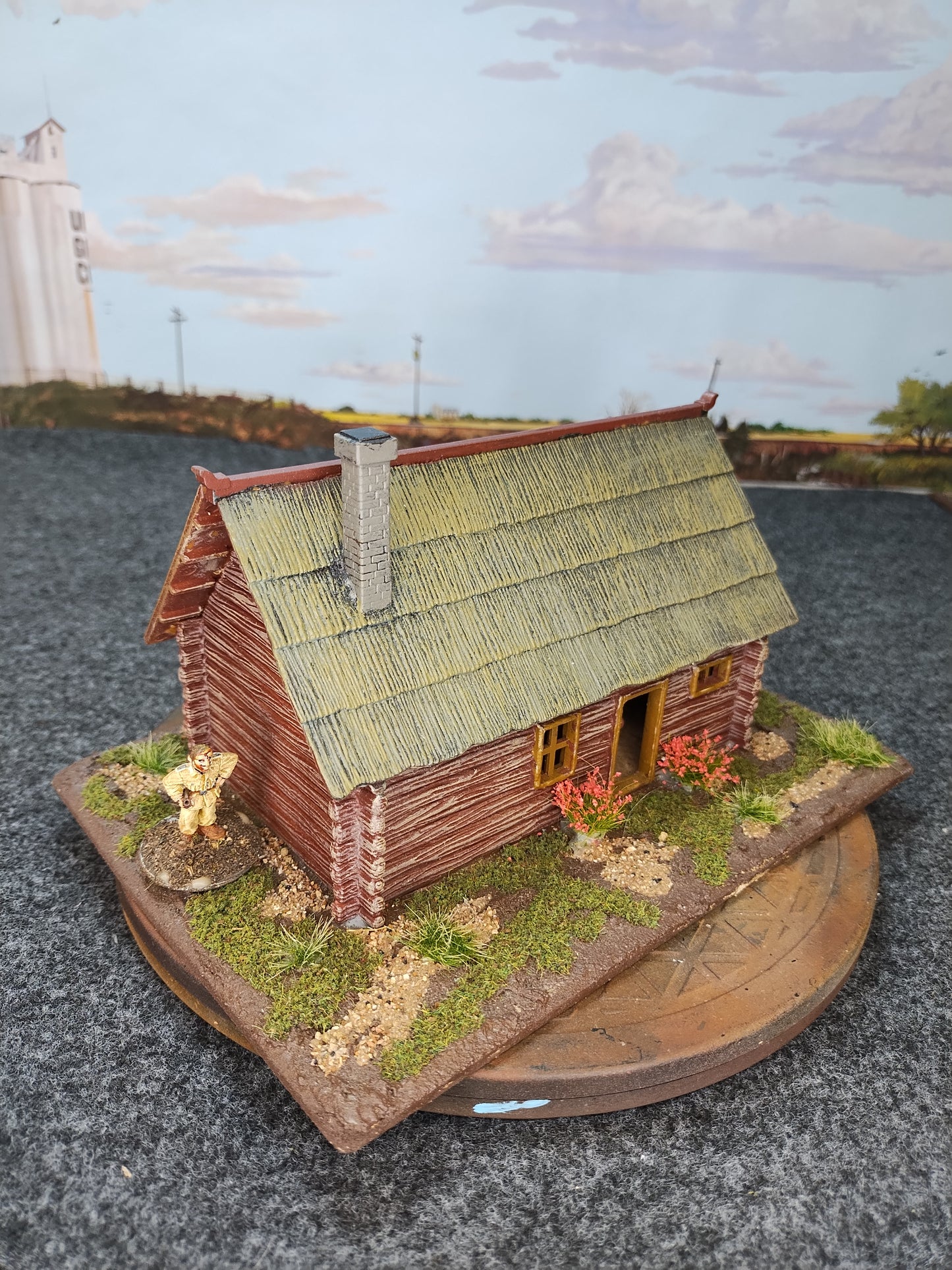 Wood Cabin - 28mm/Painted