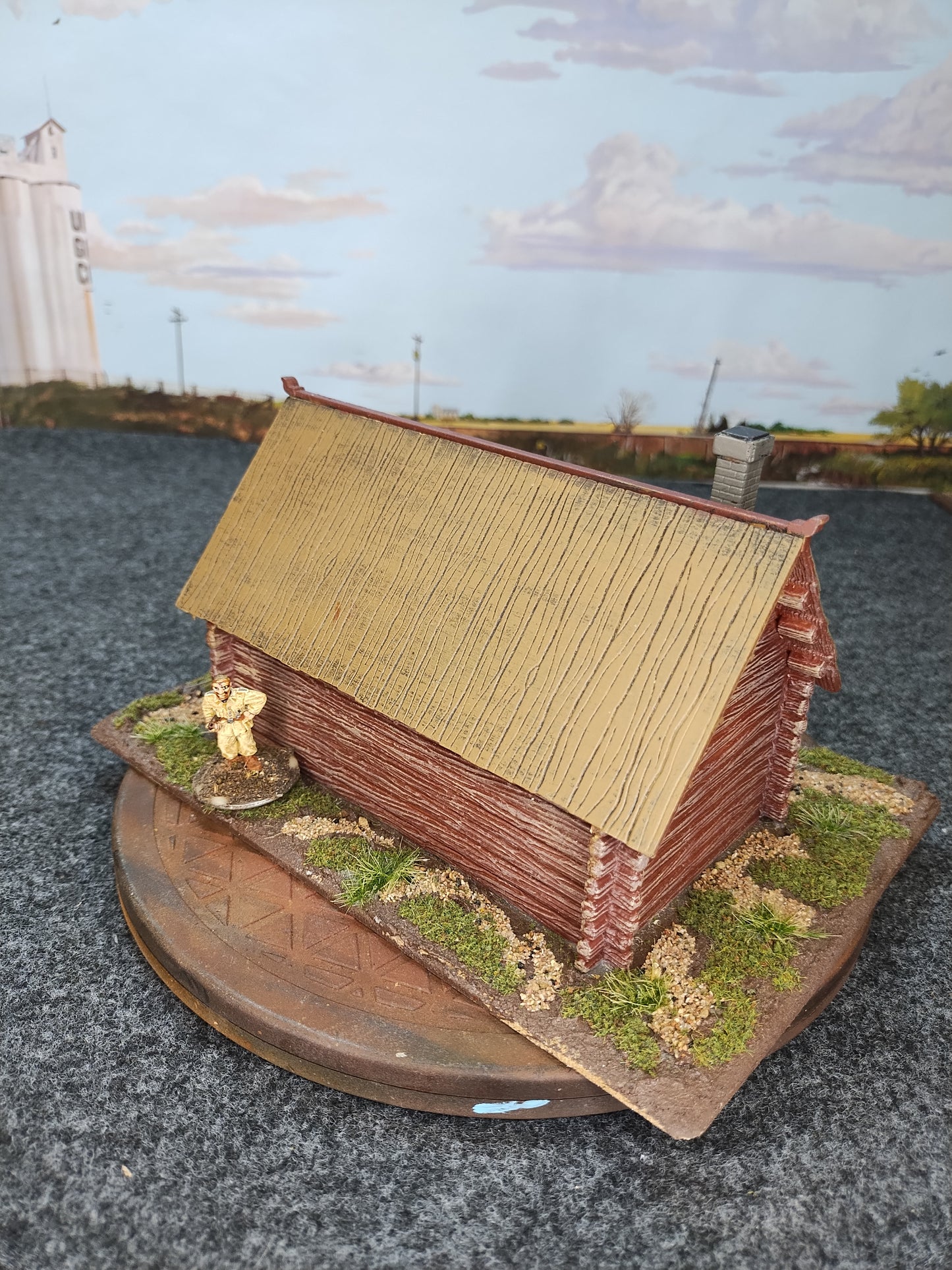 Wood Cabin - 28mm/Painted