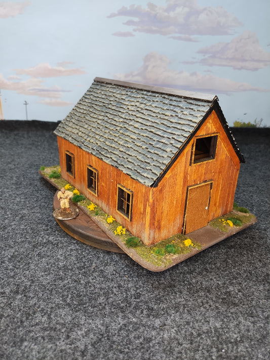 Large Wooden Barn - 28mm/Painted