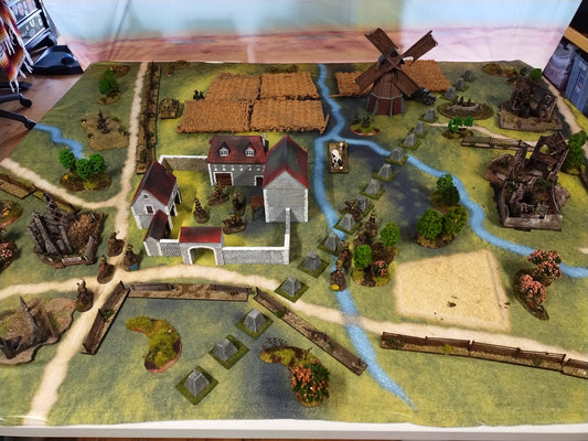 French Chateau Country Map - 28mm