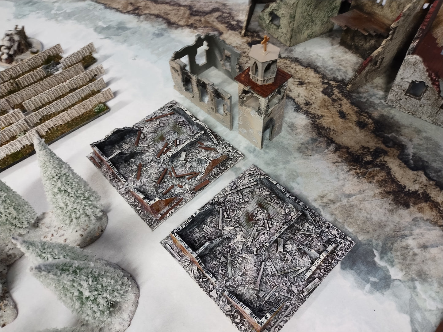 Eastern Europe Village Winter Map - 28mm