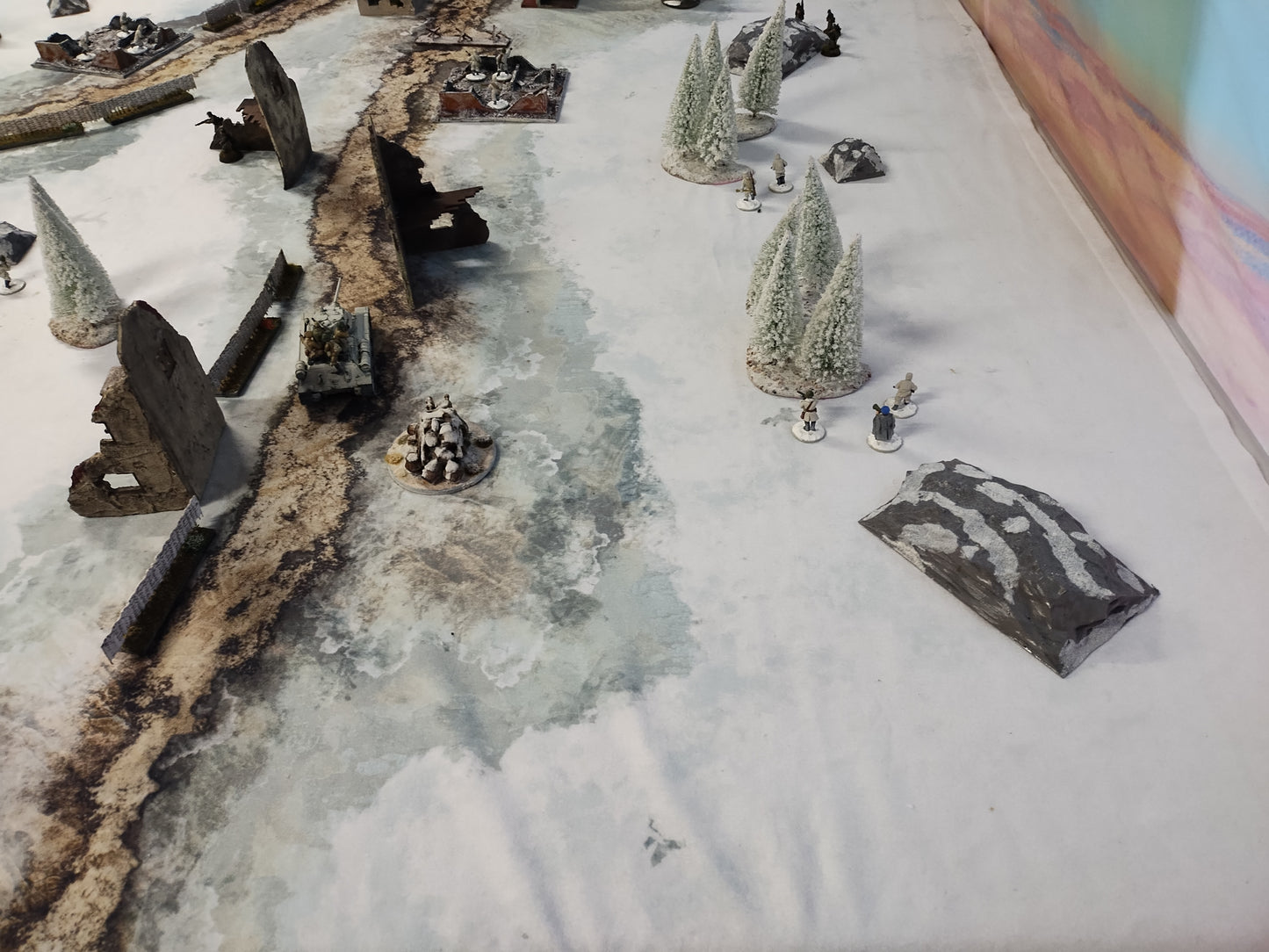 Eastern Europe Village Winter Map - 28mm