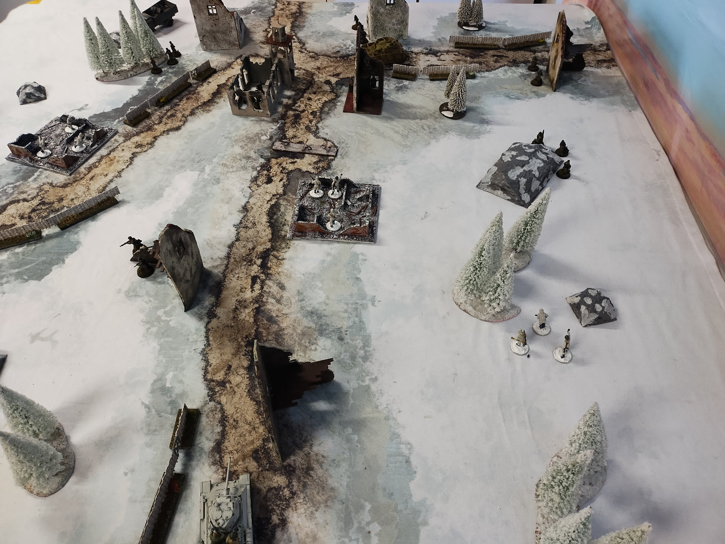 Eastern Europe Village Winter Map - 28mm