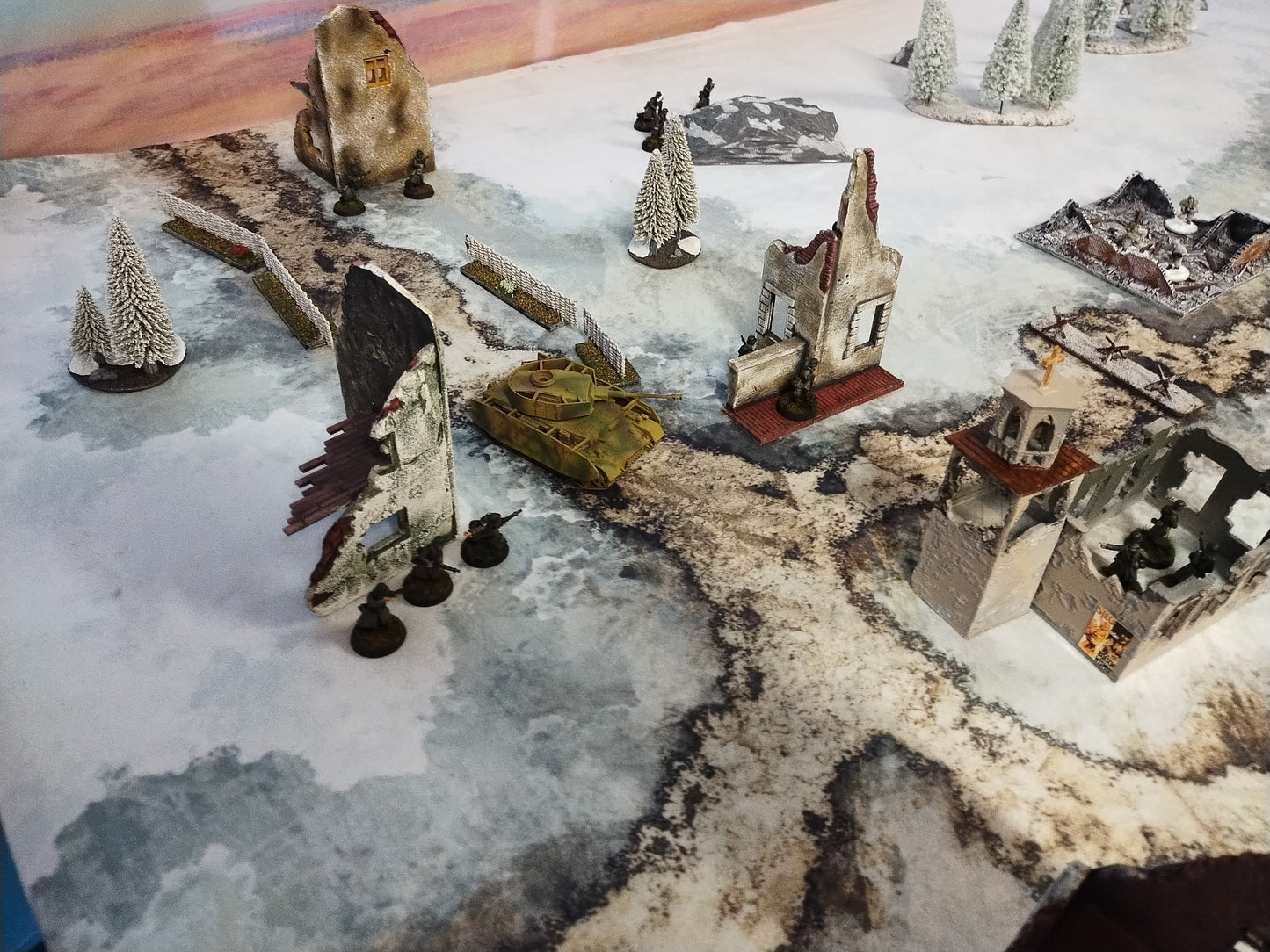 Eastern Europe Village Winter Map - 28mm