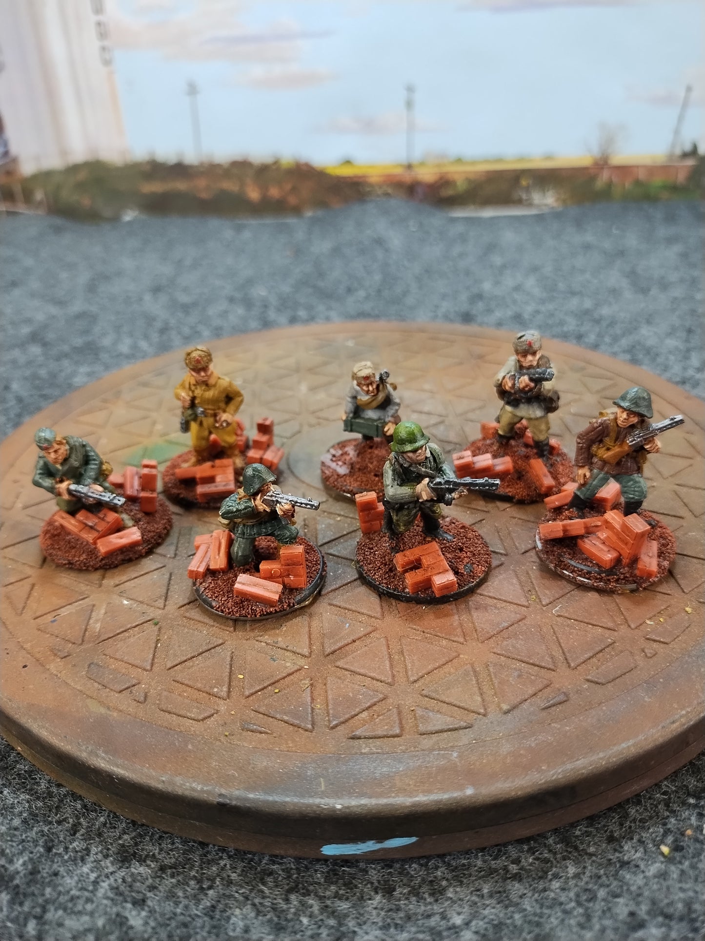 Soviet Urban Metal Troops x7 - 28mm