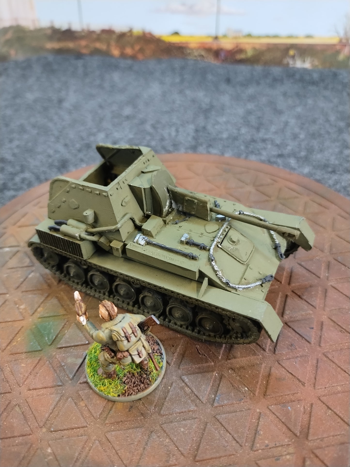 Soviet SU-76 #2 - Bolt Action/28mm