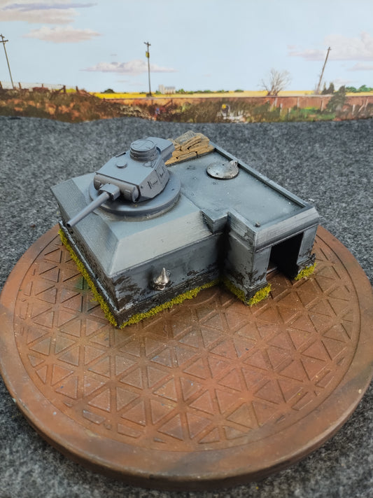 Bunker w. Panzer IV #2 - 28mm