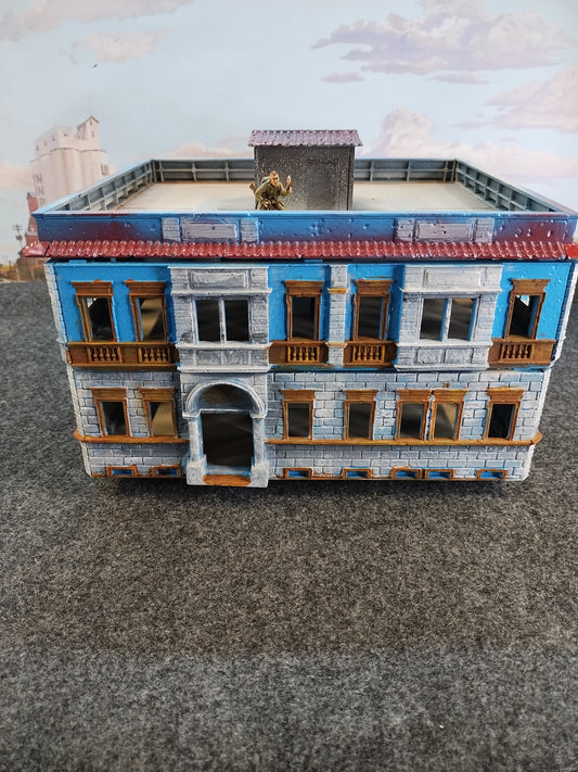 Berlin House #Blue - 28mm/Painted