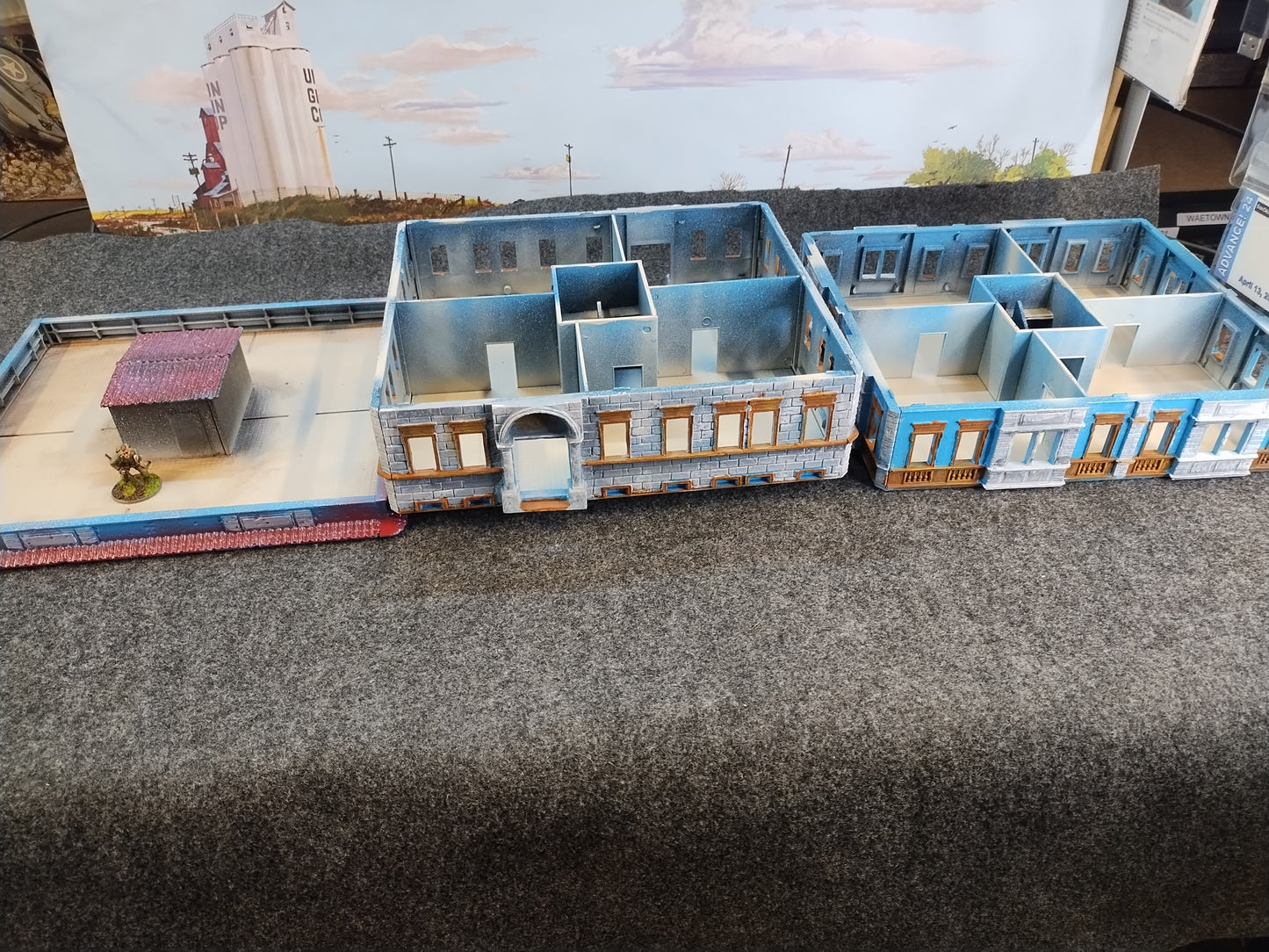 Berlin House #Blue - 28mm/Painted