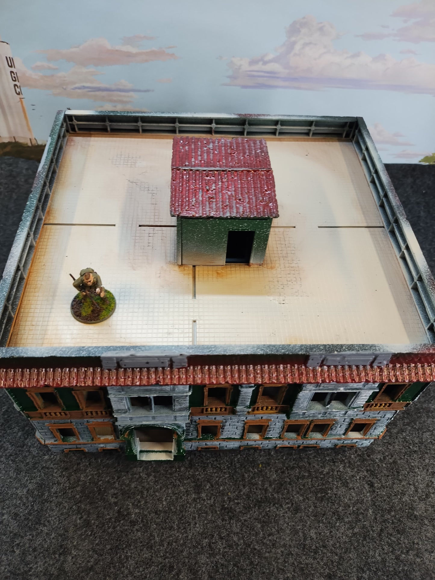 Berlin House #Green - 28mm/Painted