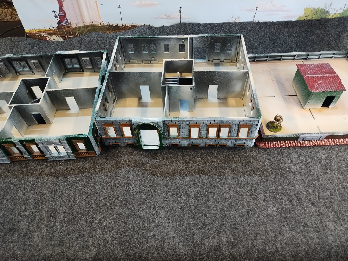 Berlin House #Green - 28mm/Painted