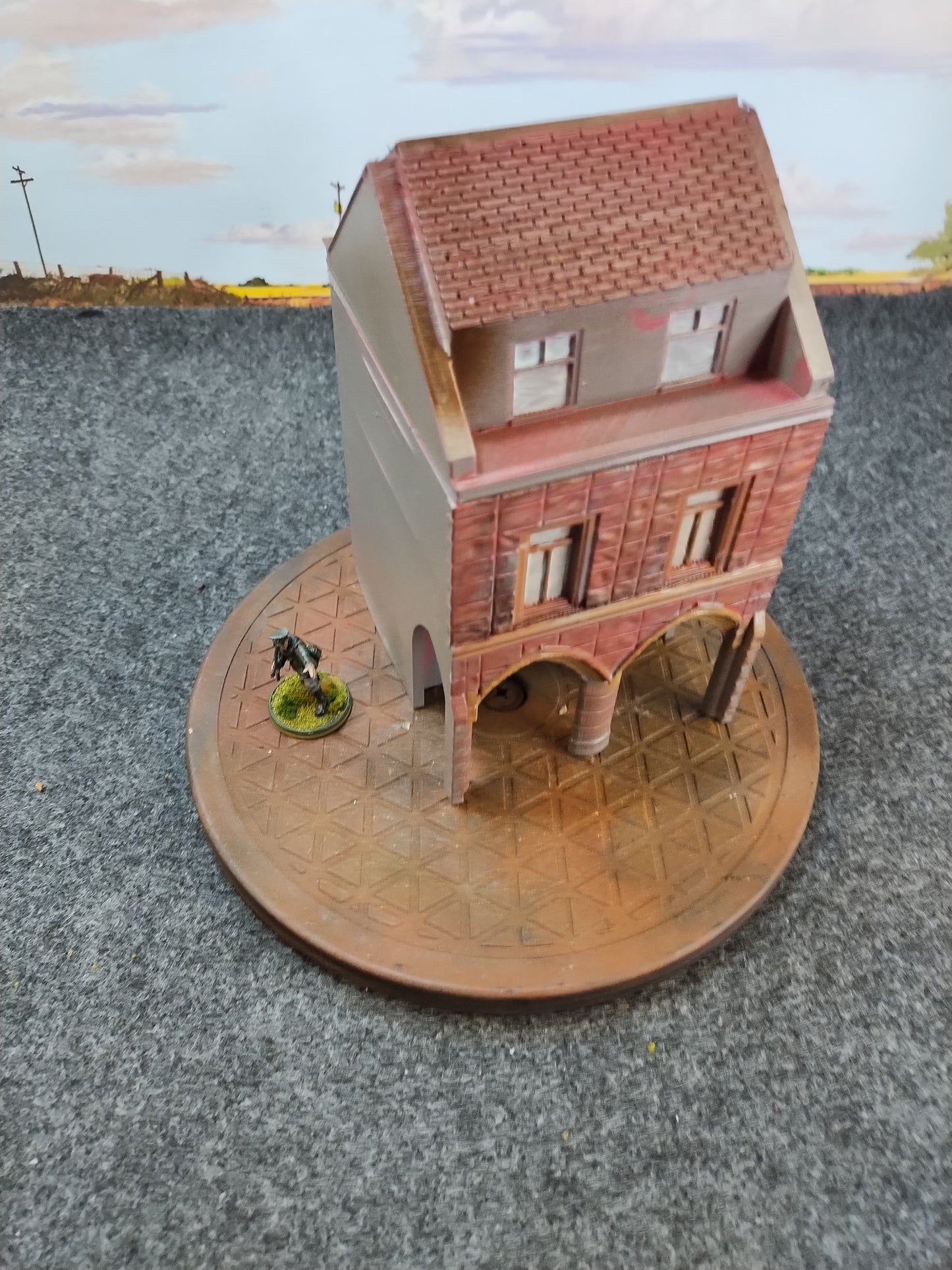 Dutch Town Store Brick - 28mm/Painted