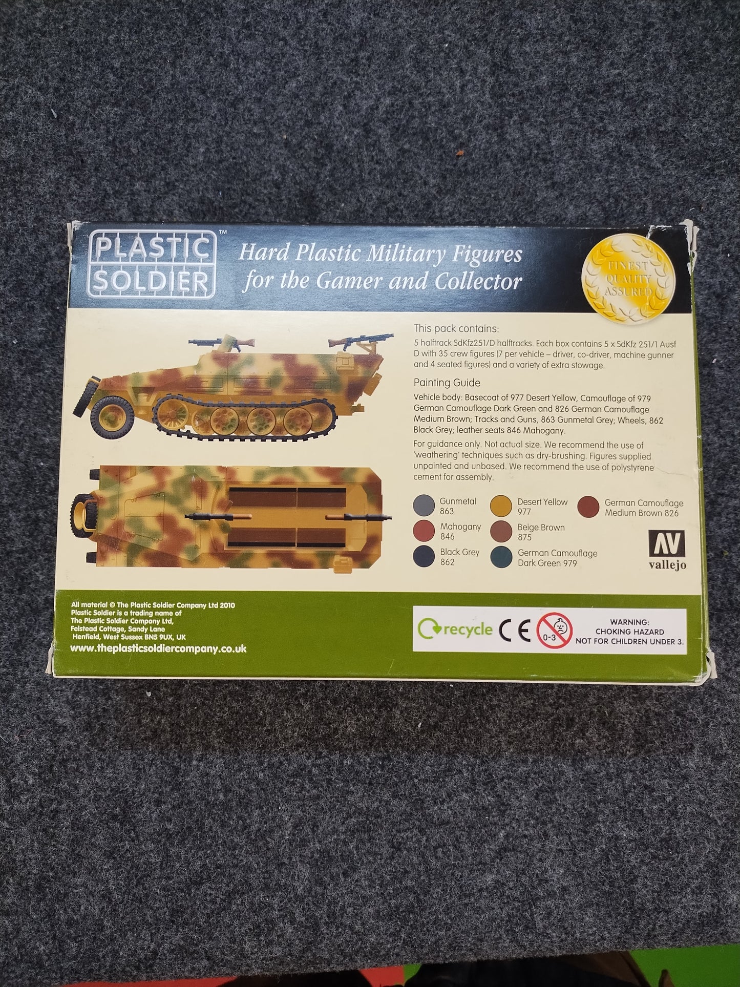 German Halftrack Sdkfz 251/D - 15mm/WW2/Flames of War