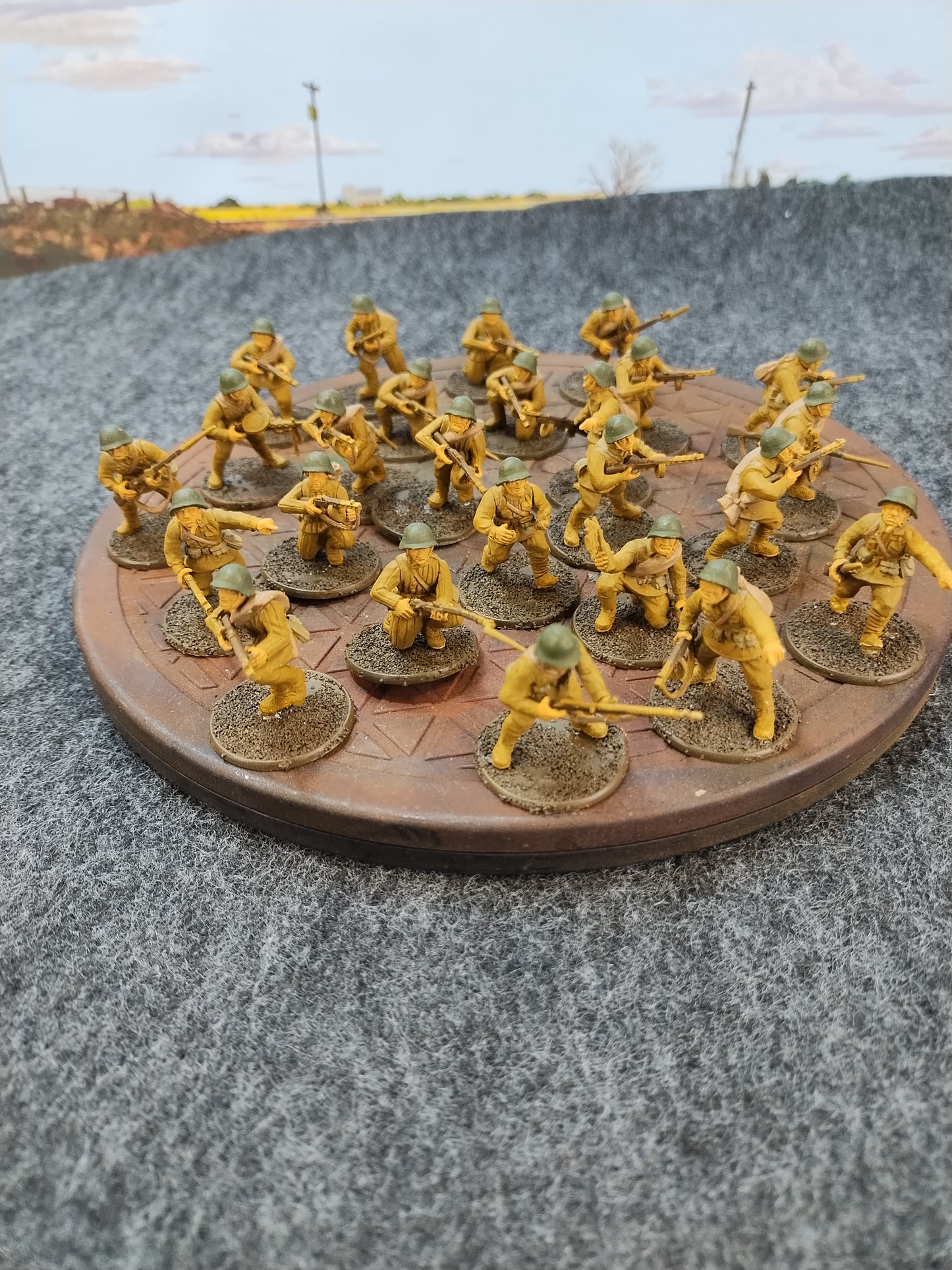 Soviet Riflemen Assembled x25 - 28mm