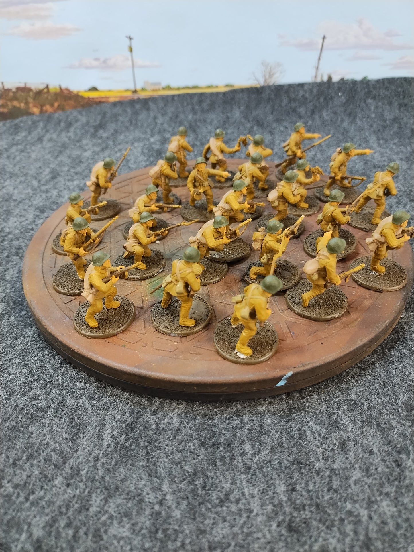 Soviet Riflemen Assembled x25 - 28mm