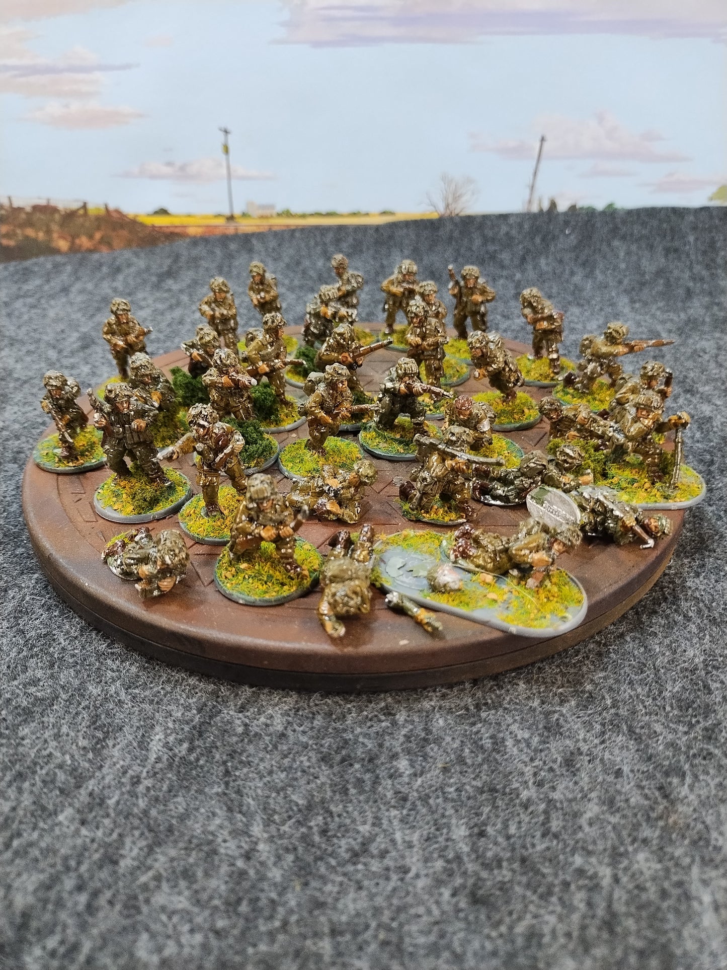 American Airborne Assembled x34 - 28mm/Painted