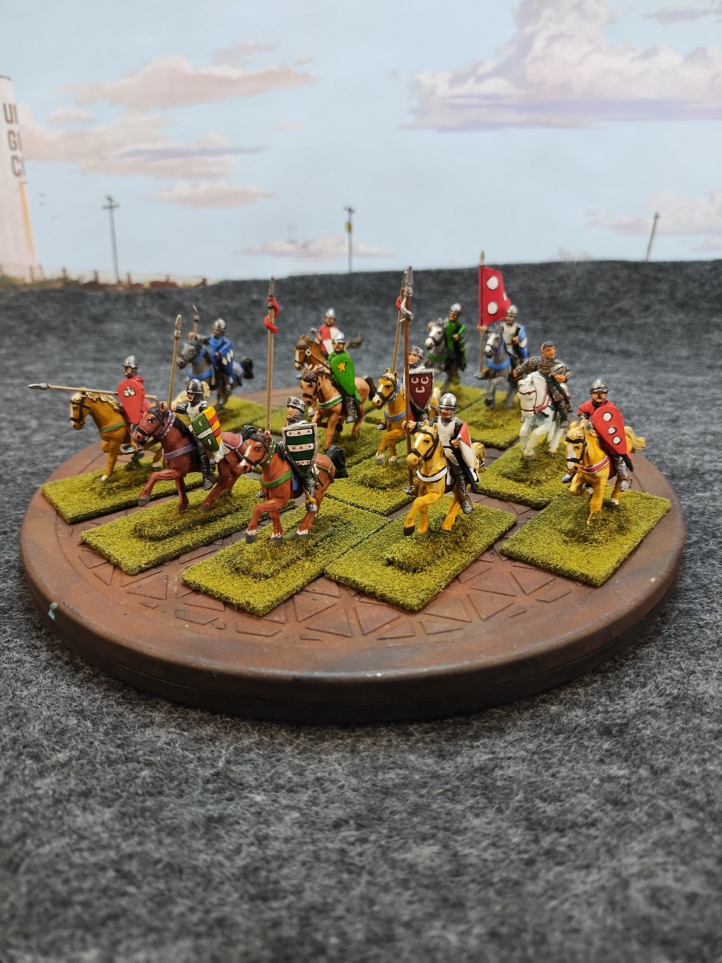 Mounted French Crusader's  - Hail Caesar/28mm/Metal