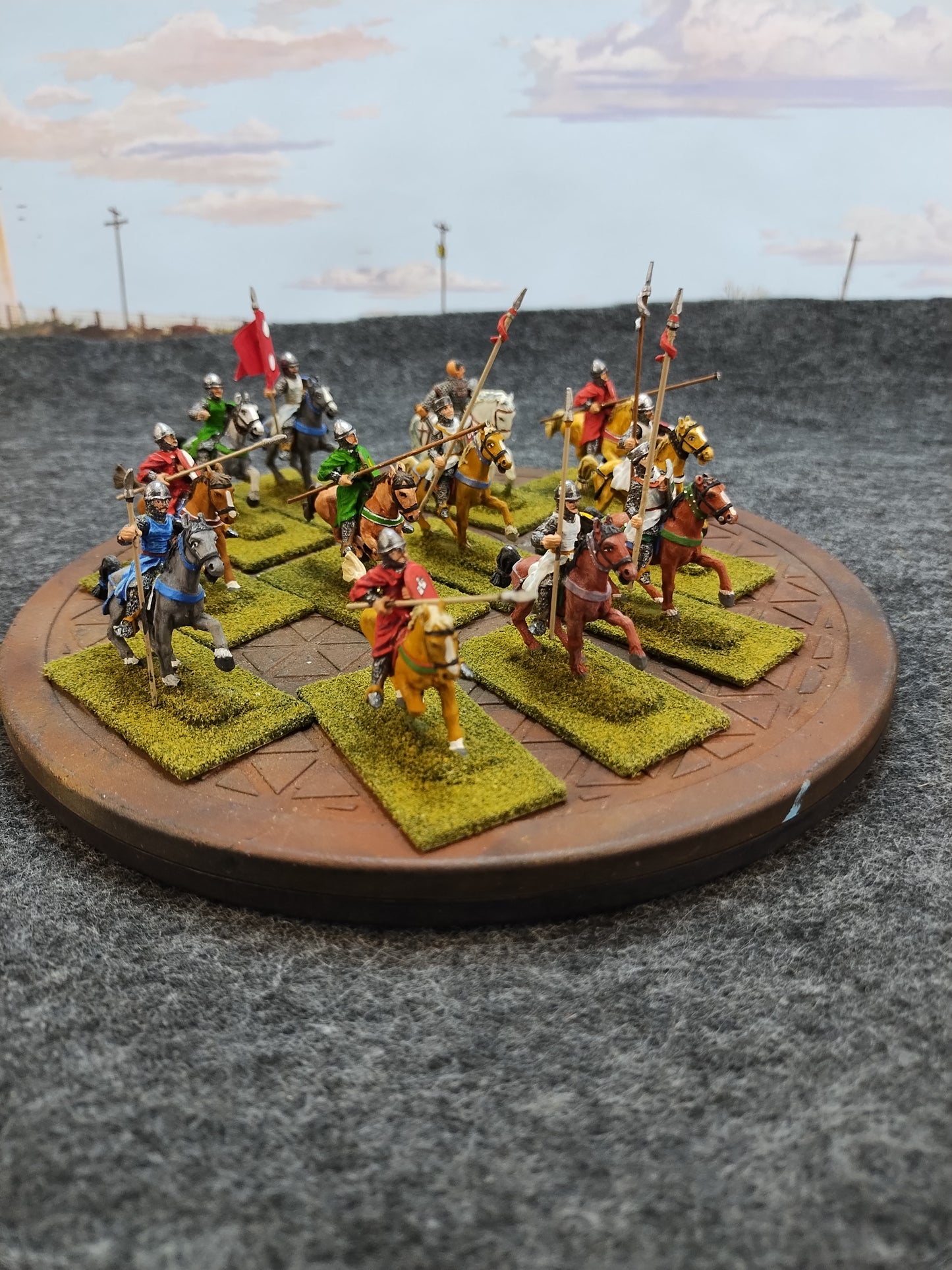 Mounted French Crusader's  - Hail Caesar/28mm/Metal