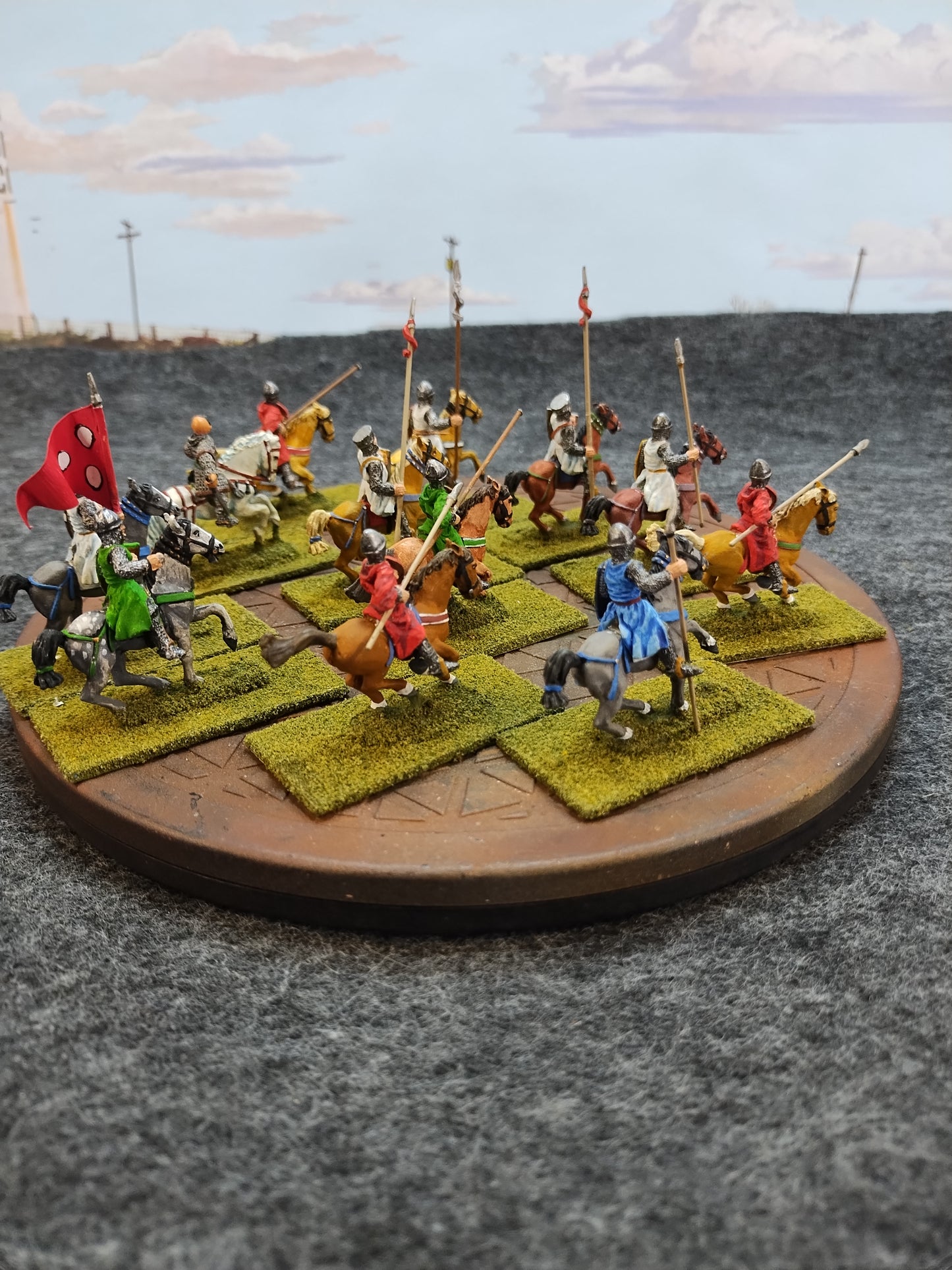 Mounted French Crusader's  - Hail Caesar/28mm/Metal