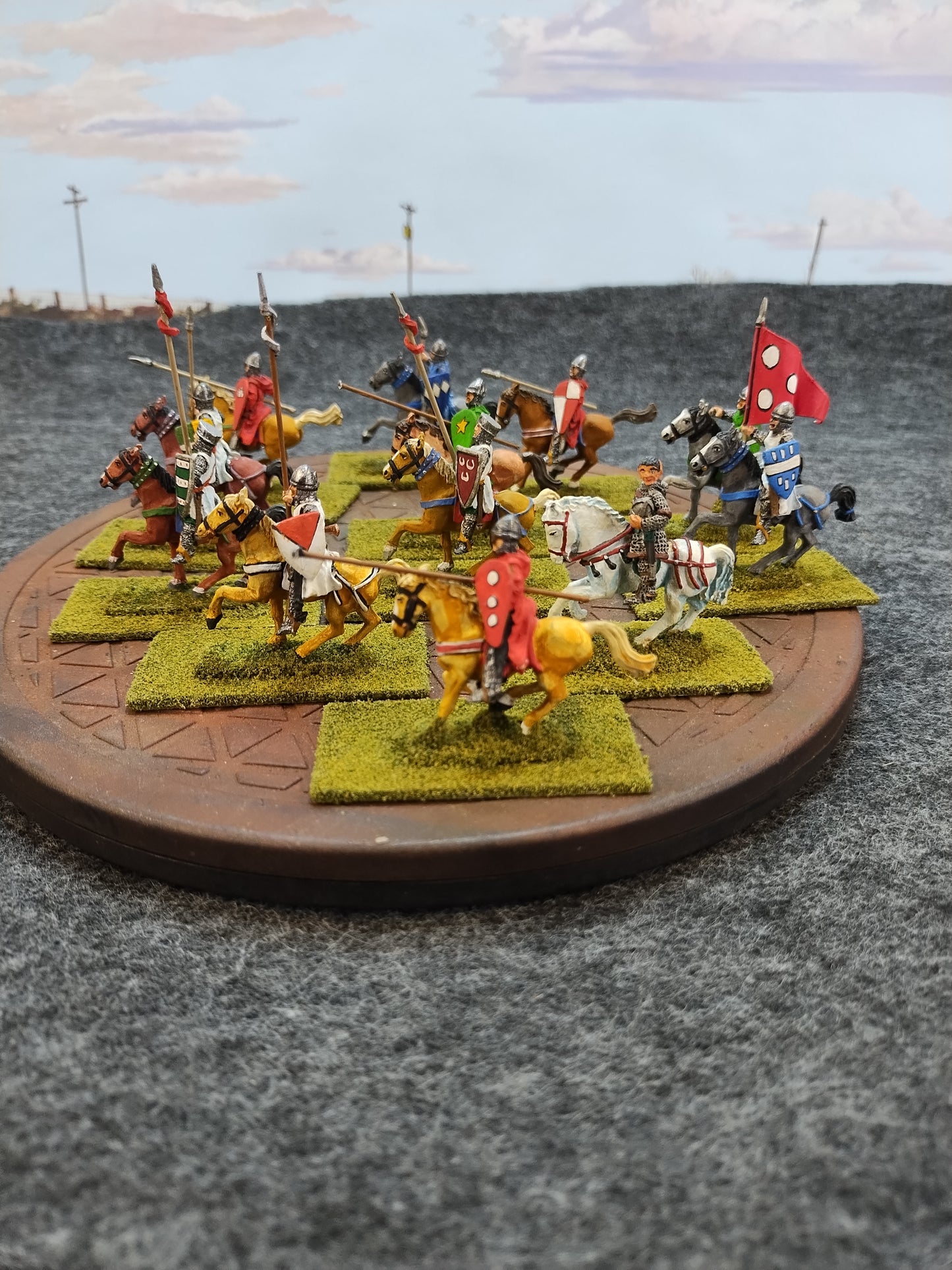 Mounted French Crusader's  - Hail Caesar/28mm/Metal