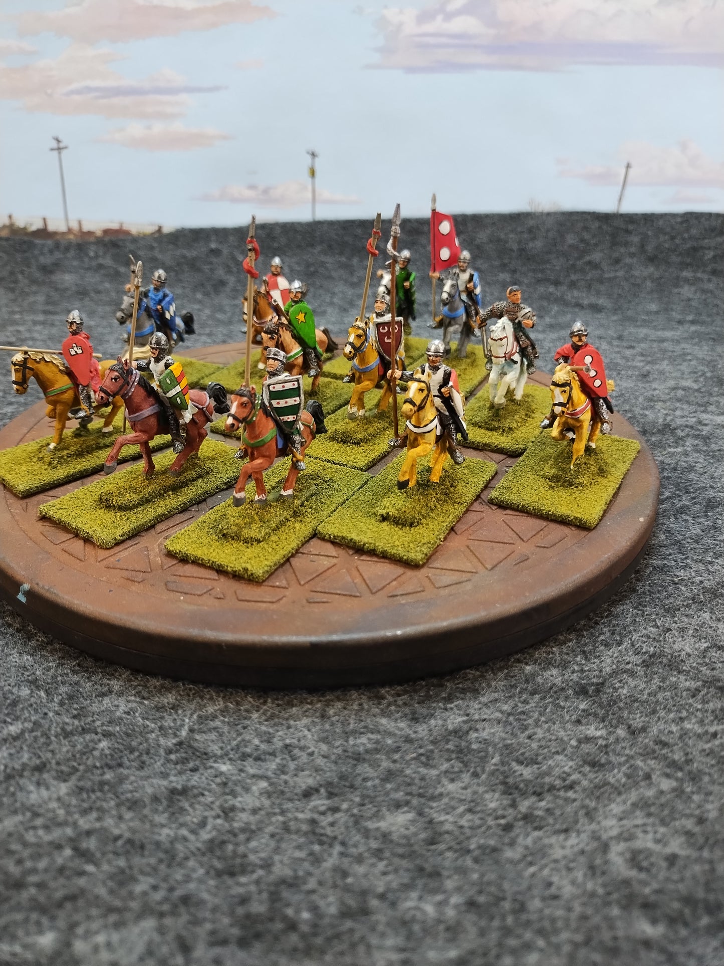 Mounted French Crusader's  - Hail Caesar/28mm/Metal