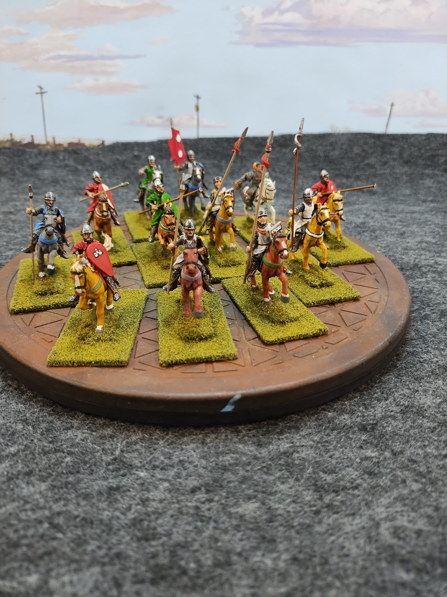 Mounted French Crusader's  - Hail Caesar/28mm/Metal