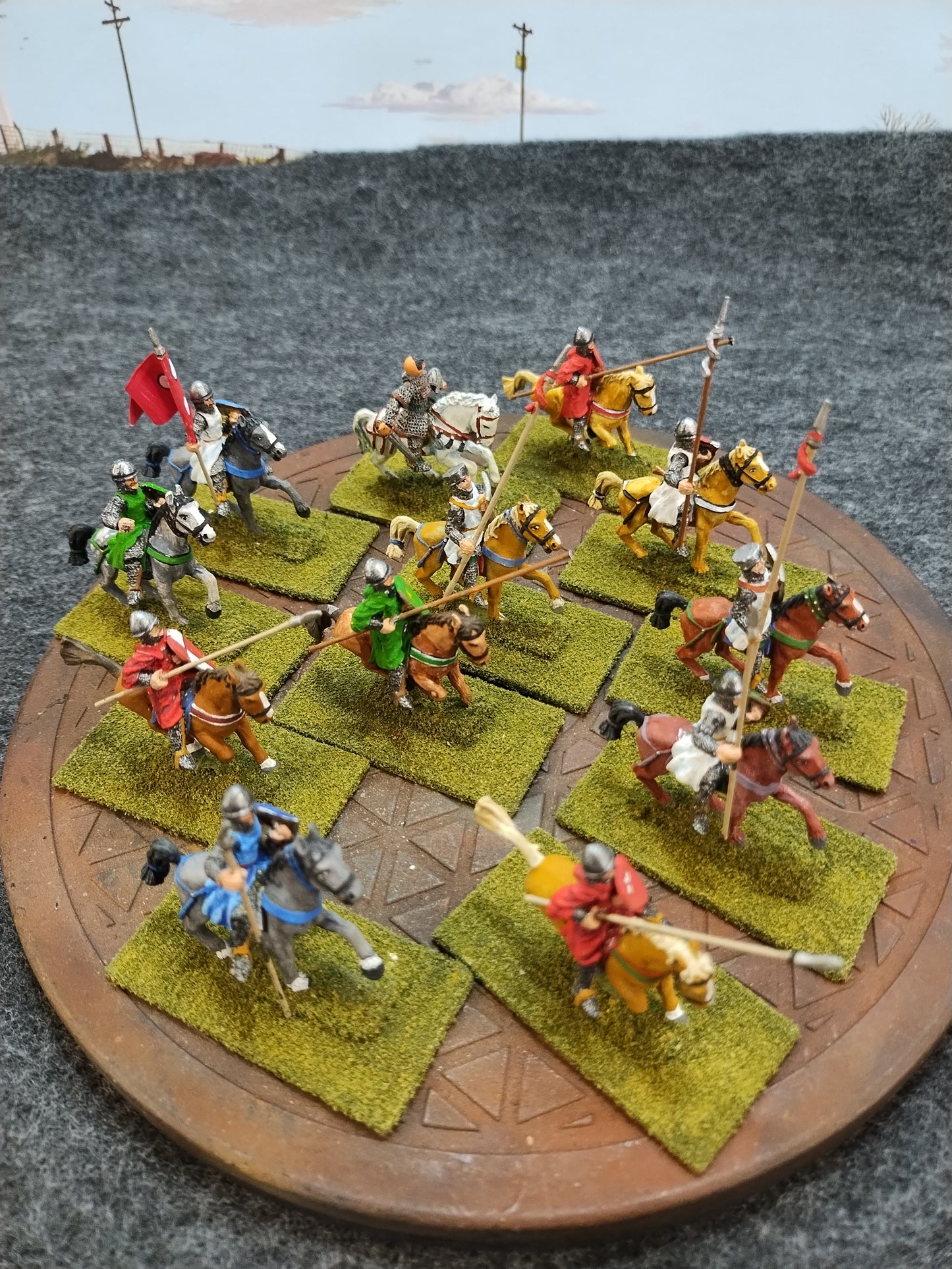 Mounted French Crusader's  - Hail Caesar/28mm/Metal