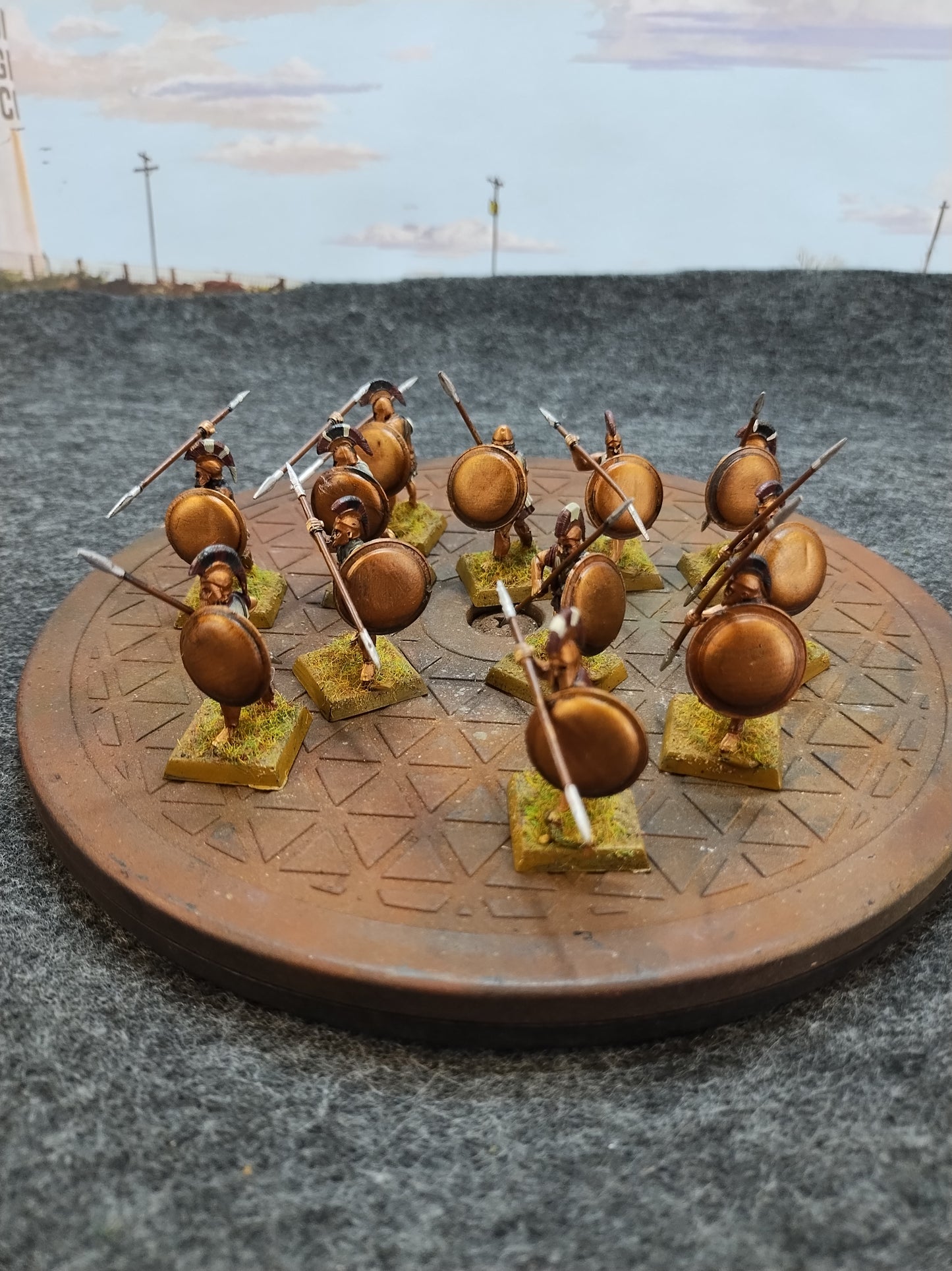 Greek Hoplites Black/Bronze - SPQR/28mm