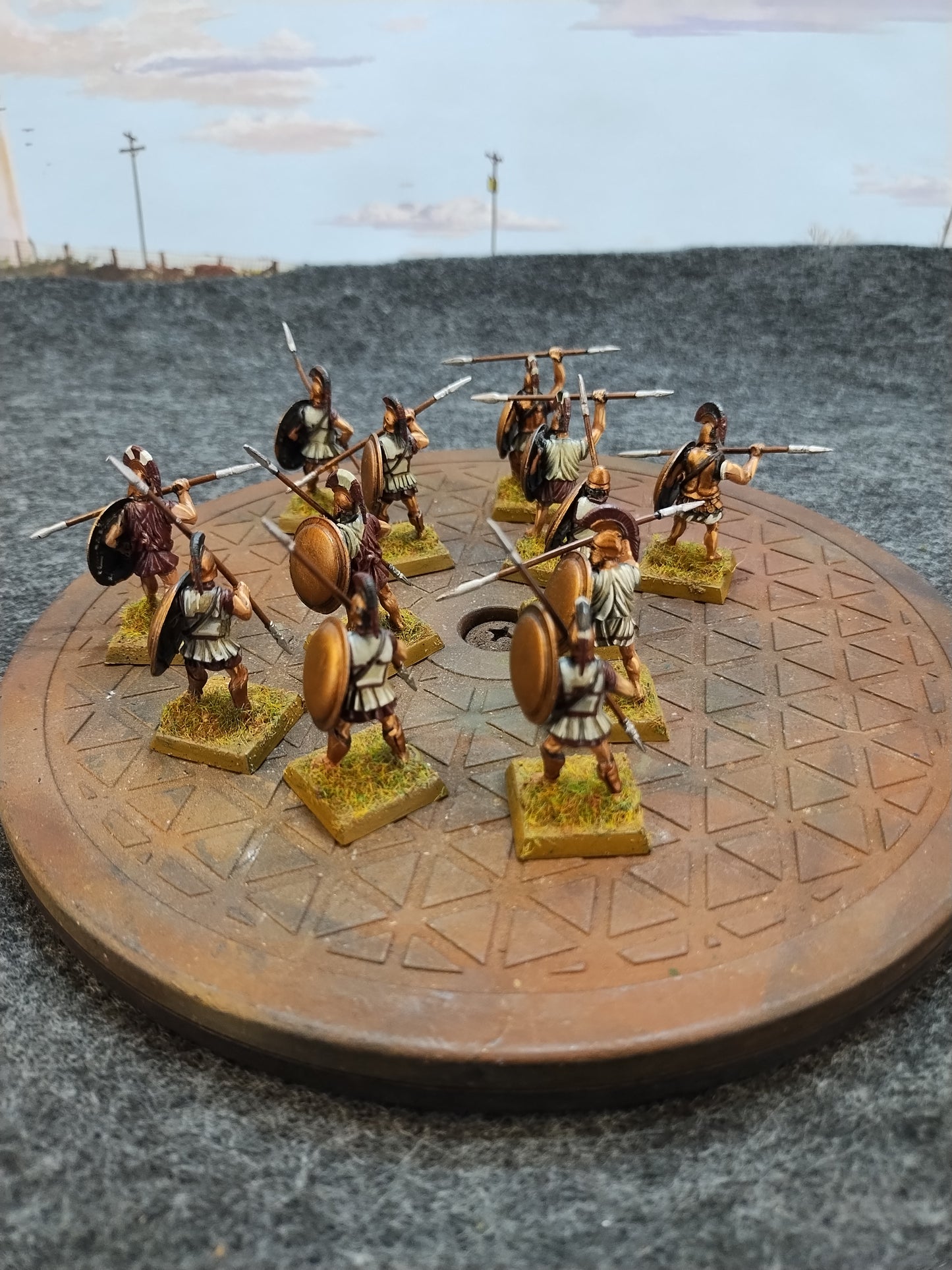 Greek Hoplites Black/Bronze - SPQR/28mm