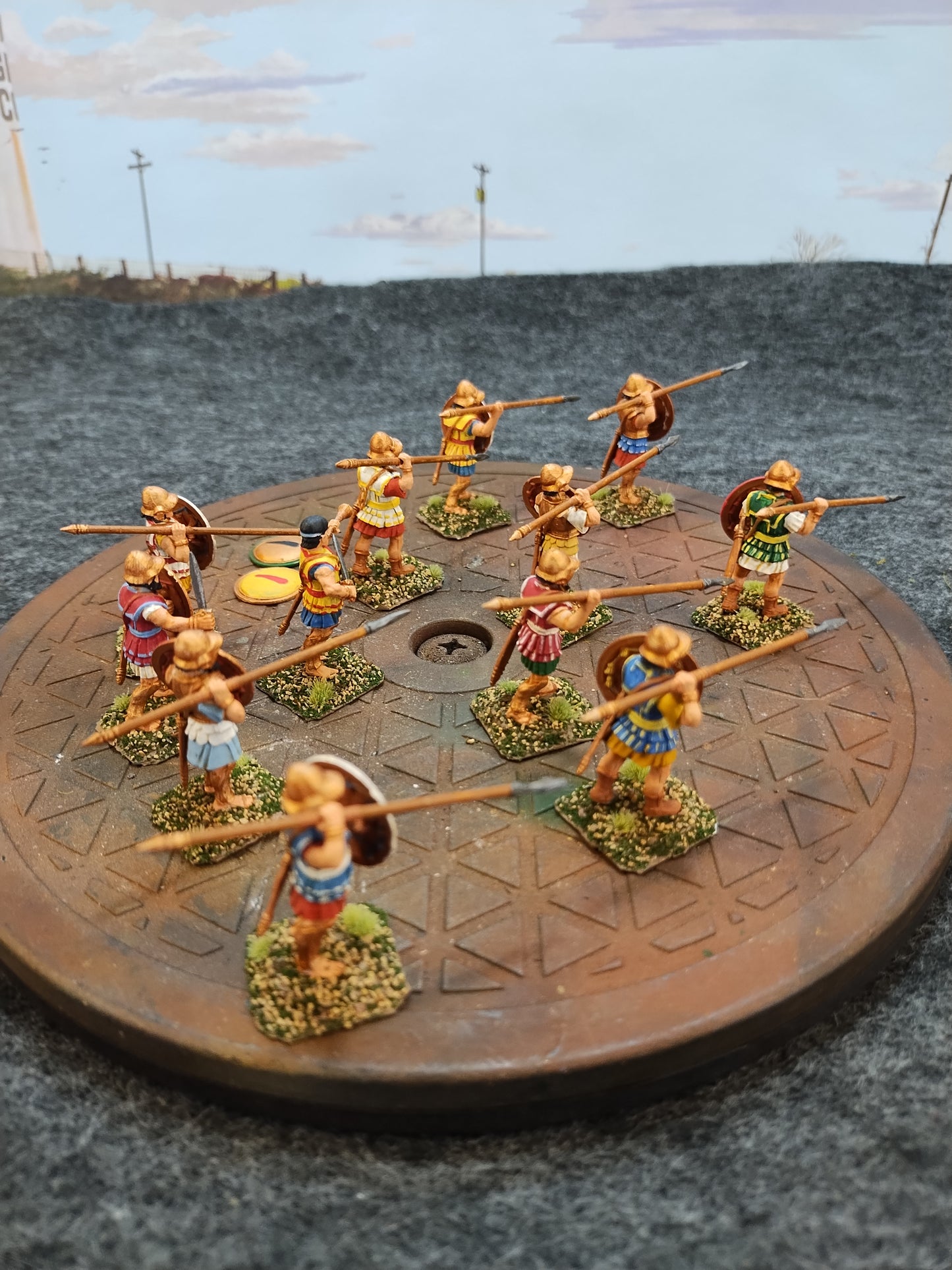 Greek Hoplites Red/Colors - SPQR/28mm